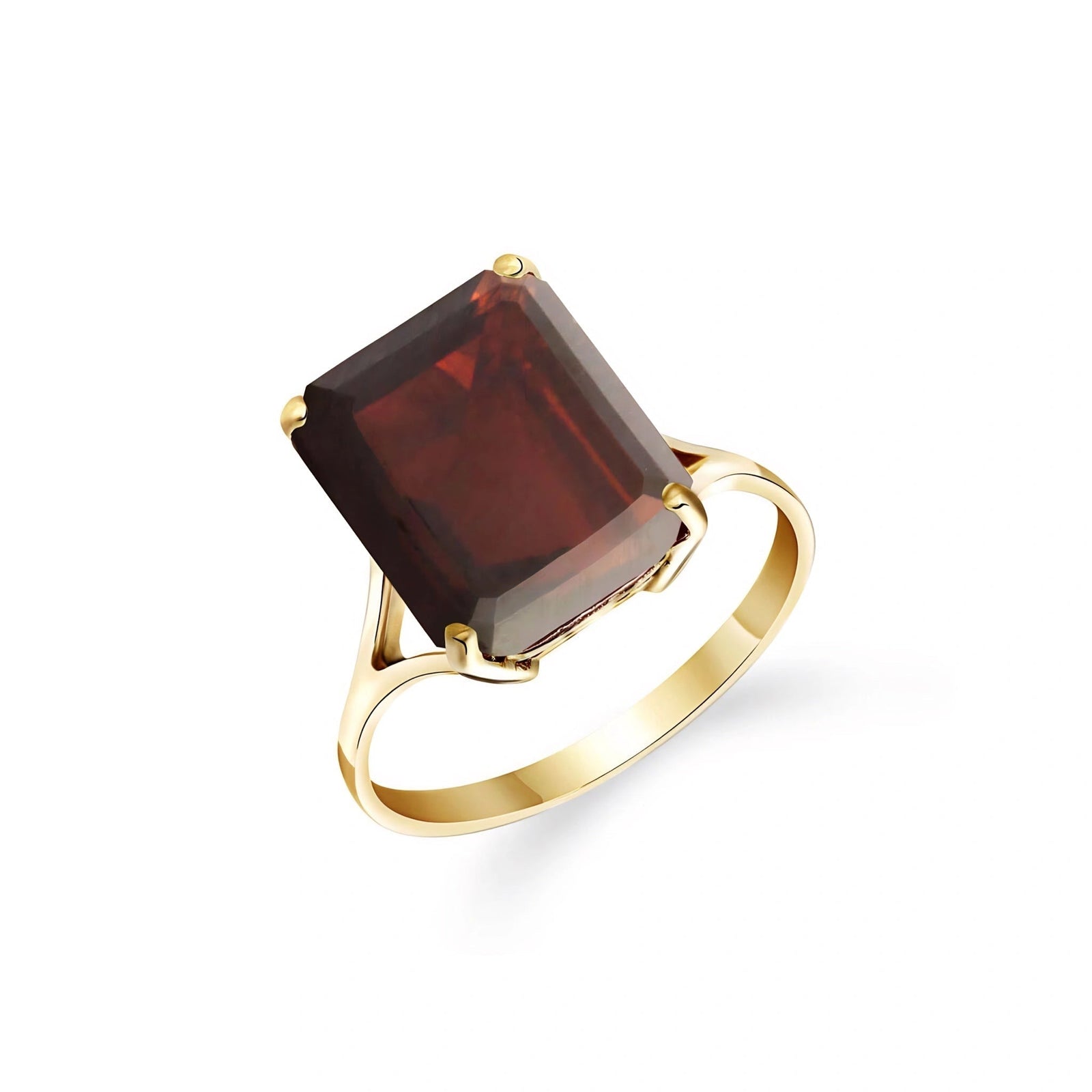 Yellow Gold Garnet — Geltrude