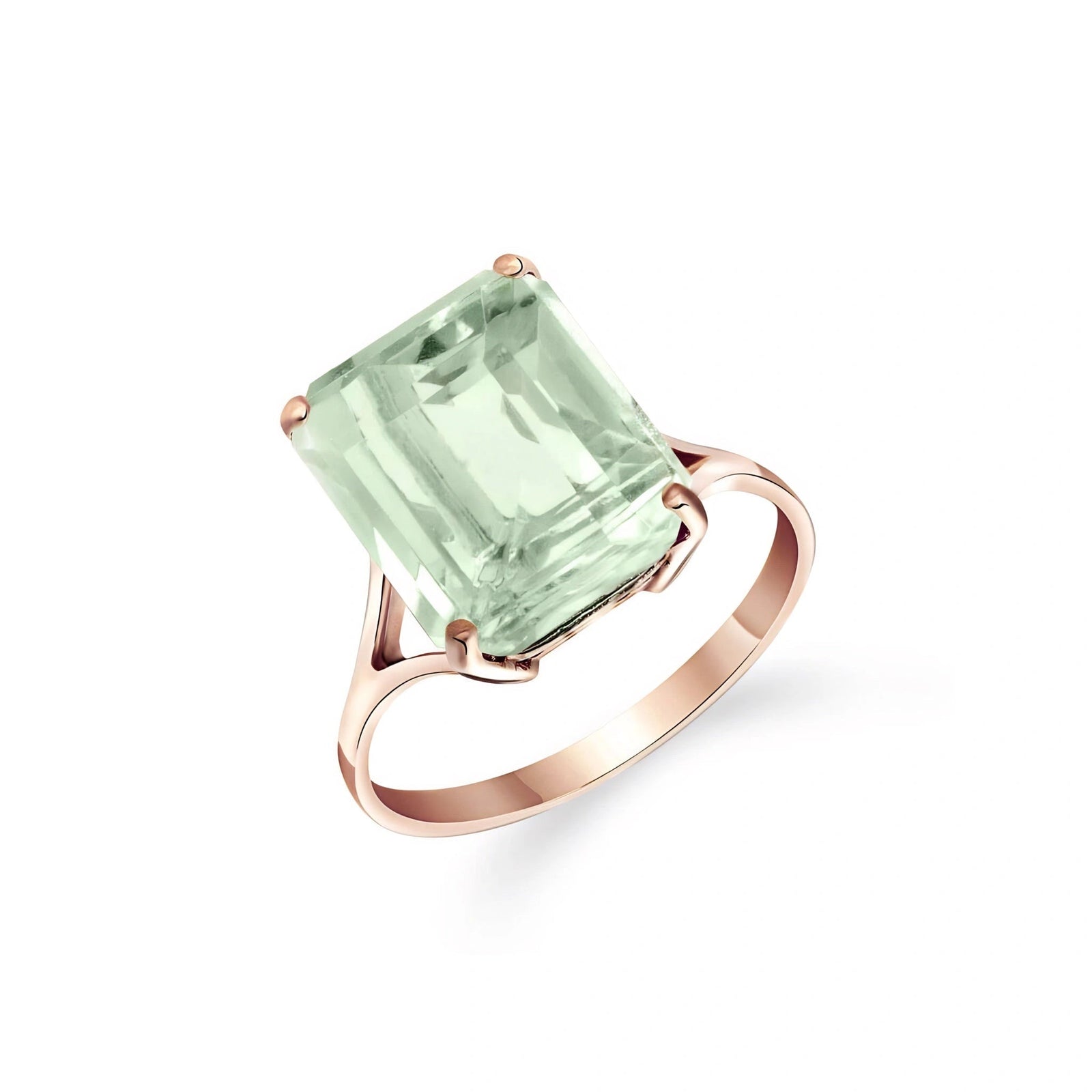Rose Gold Green Amethyst — Geltrude
