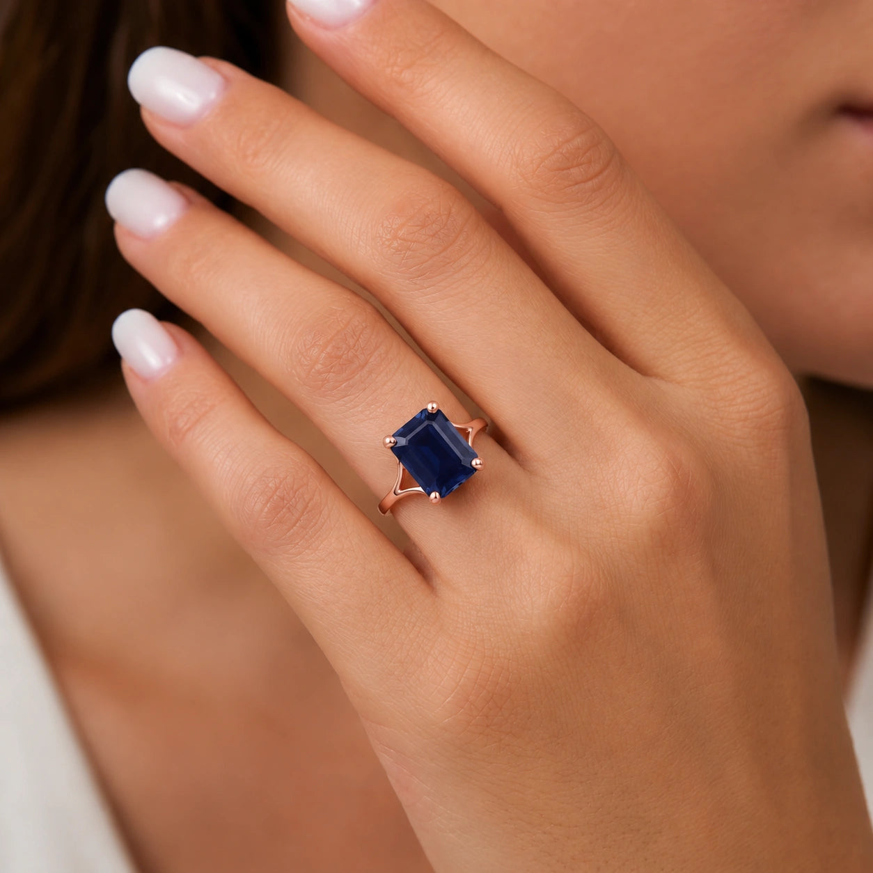 Rose Gold Sapphire — Geltrude
