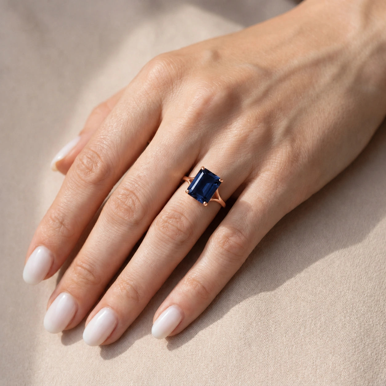 Rose Gold Sapphire — Geltrude
