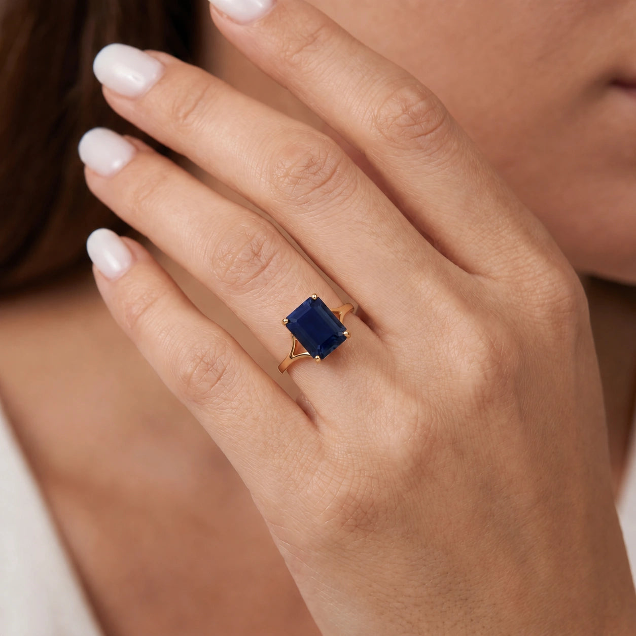 Yellow Gold Sapphire — Geltrude
