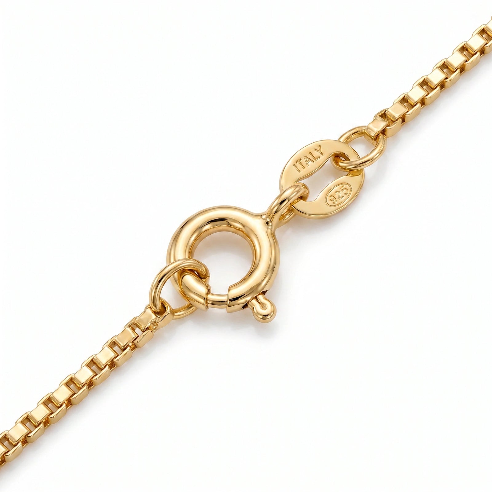 Yellow Gold Atelier Necklace Sapphire 10K — Gemma