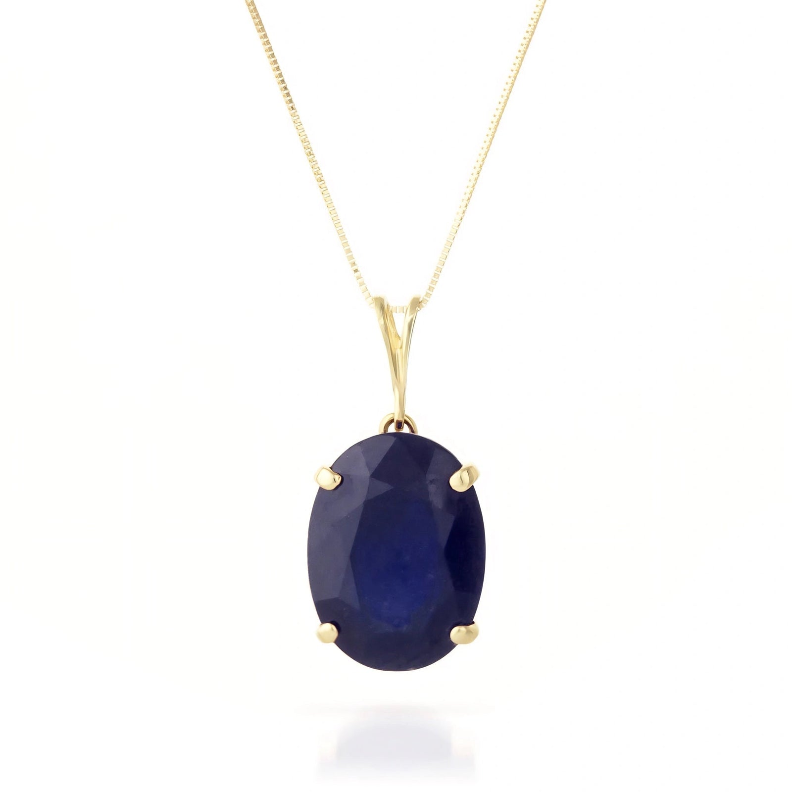 Yellow Gold Atelier Necklace Sapphire 10K — Gemma