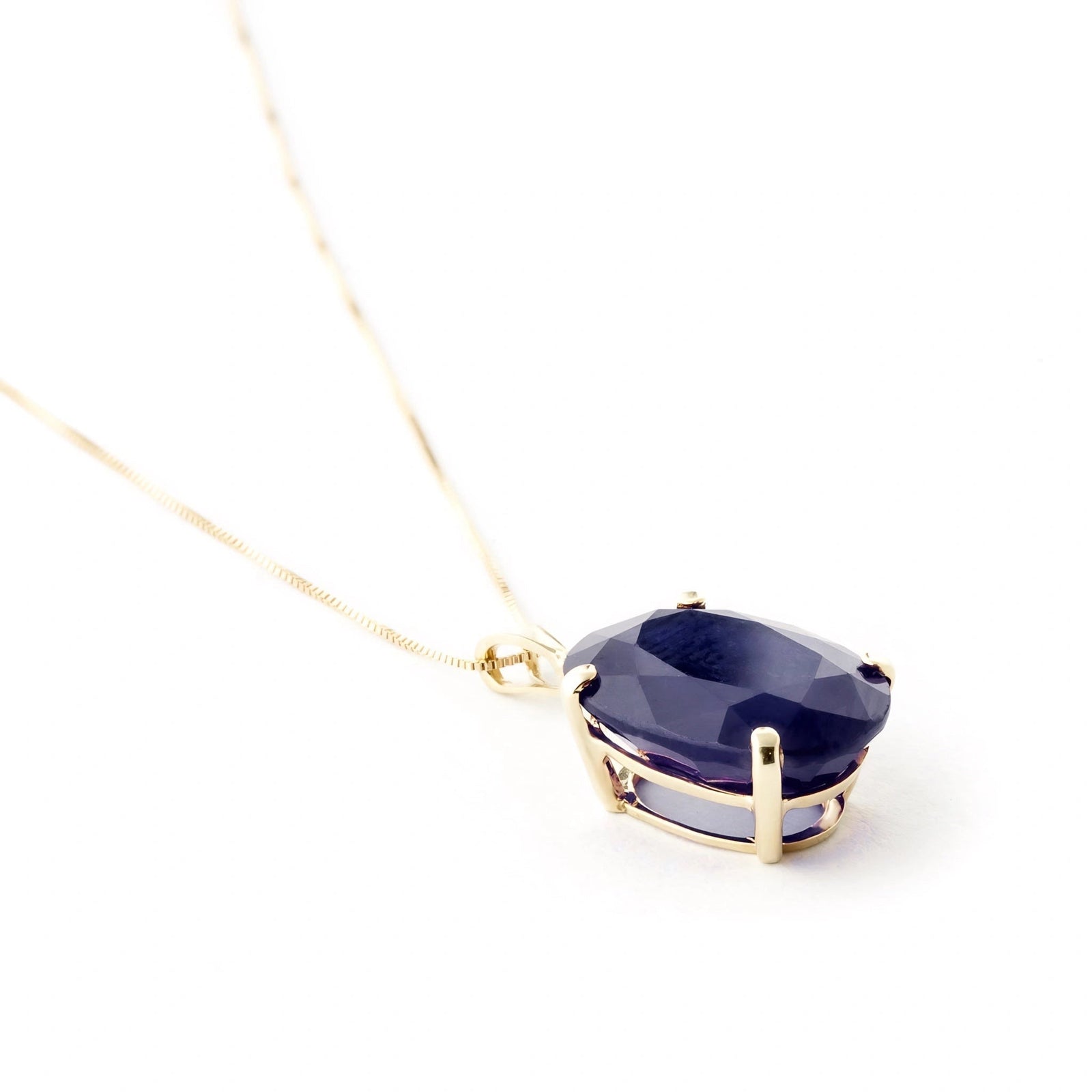 Yellow Gold Atelier Necklace Sapphire 10K — Gemma