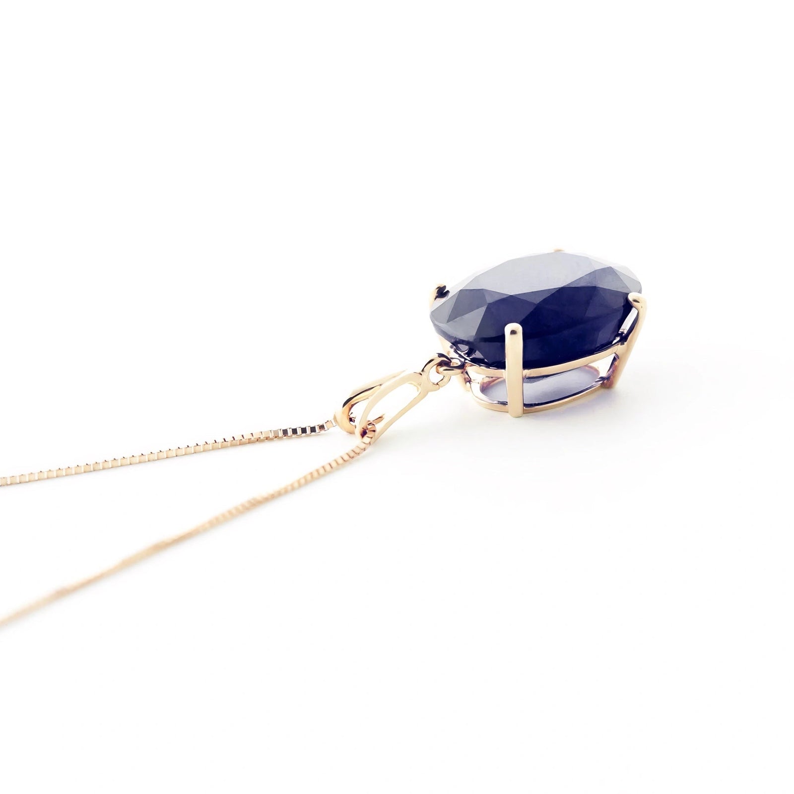 Yellow Gold Atelier Necklace Sapphire 10K — Gemma