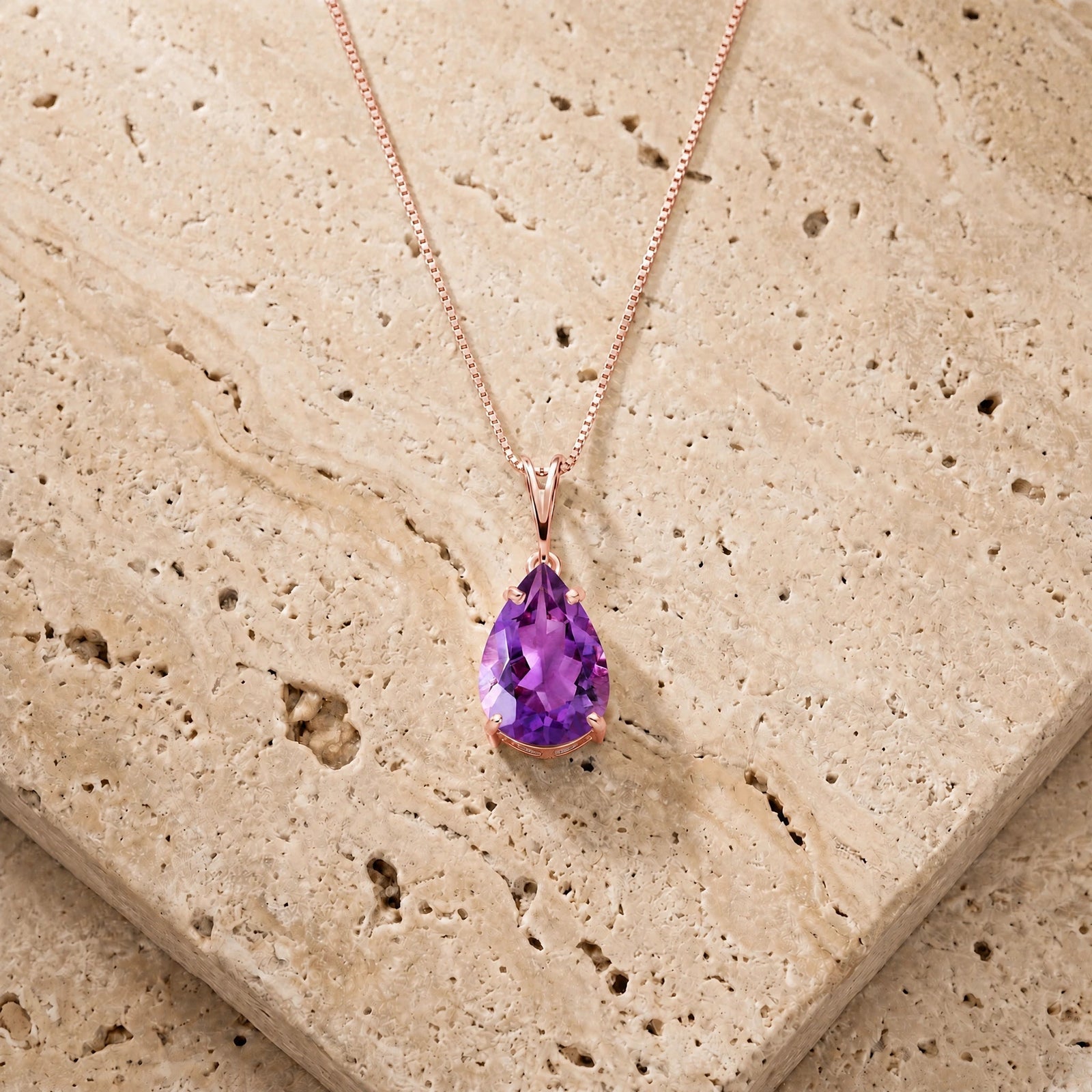 Rose Gold Amethyst — Gentile