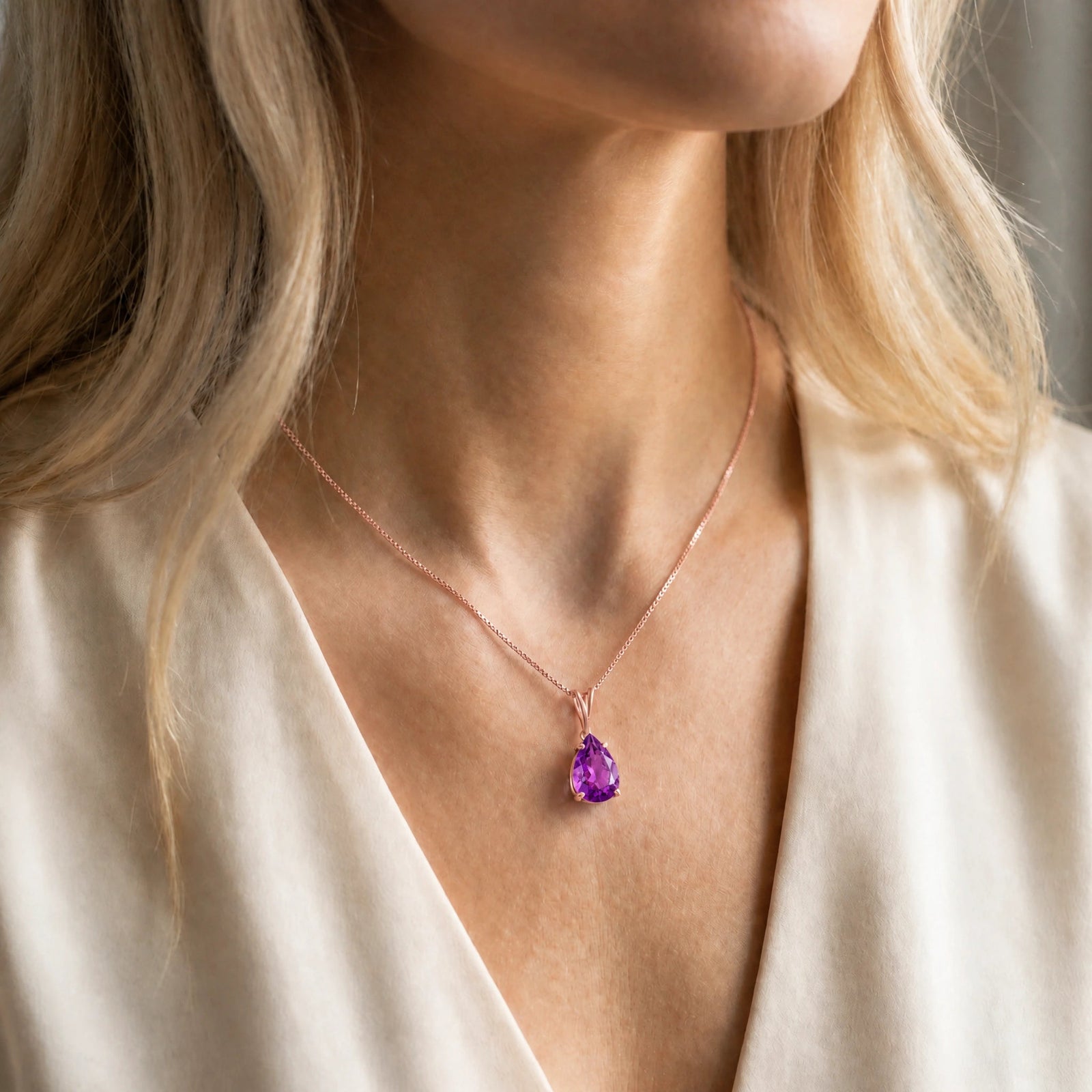 Rose Gold Amethyst — Gentile