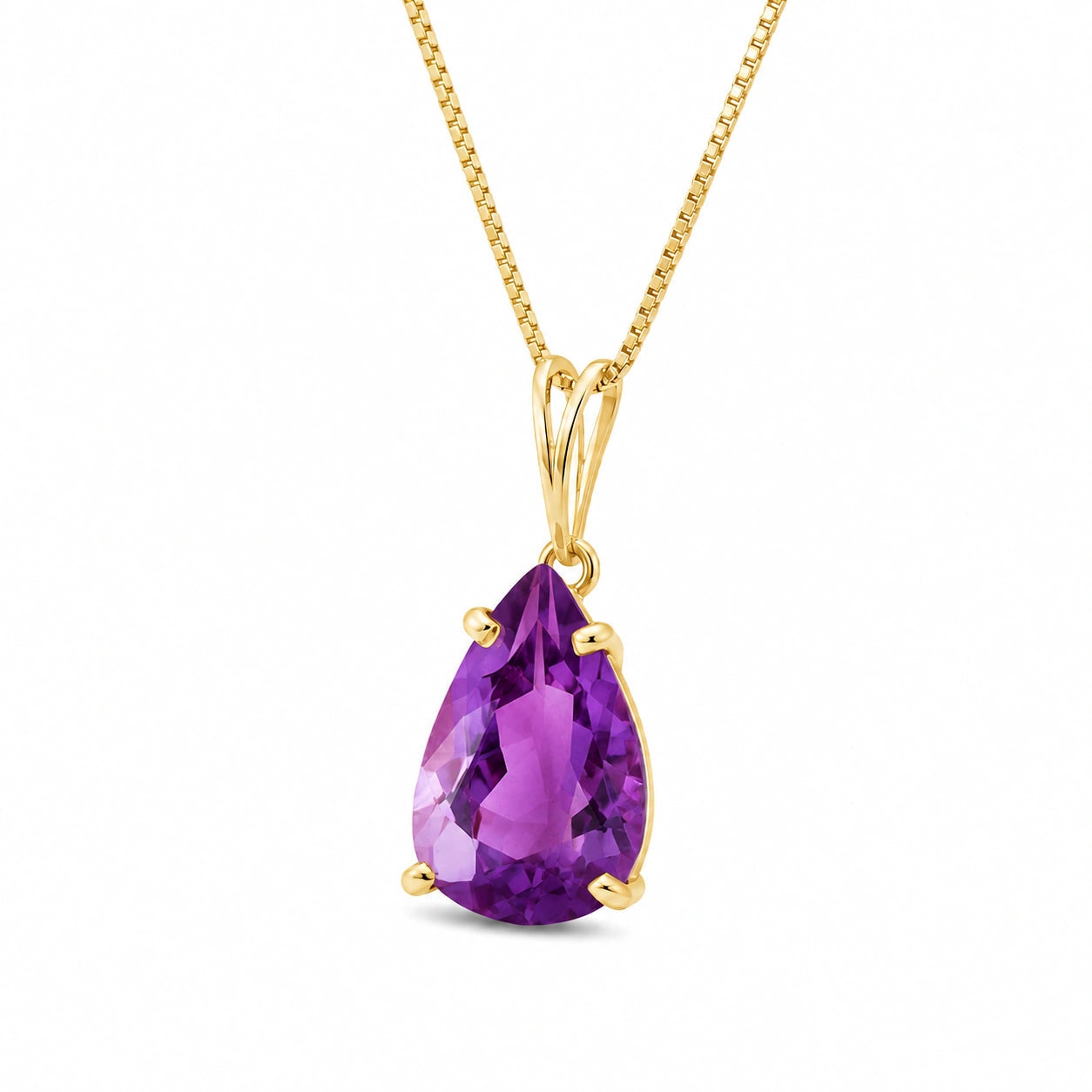 Yellow Gold Amethyst — Gentile