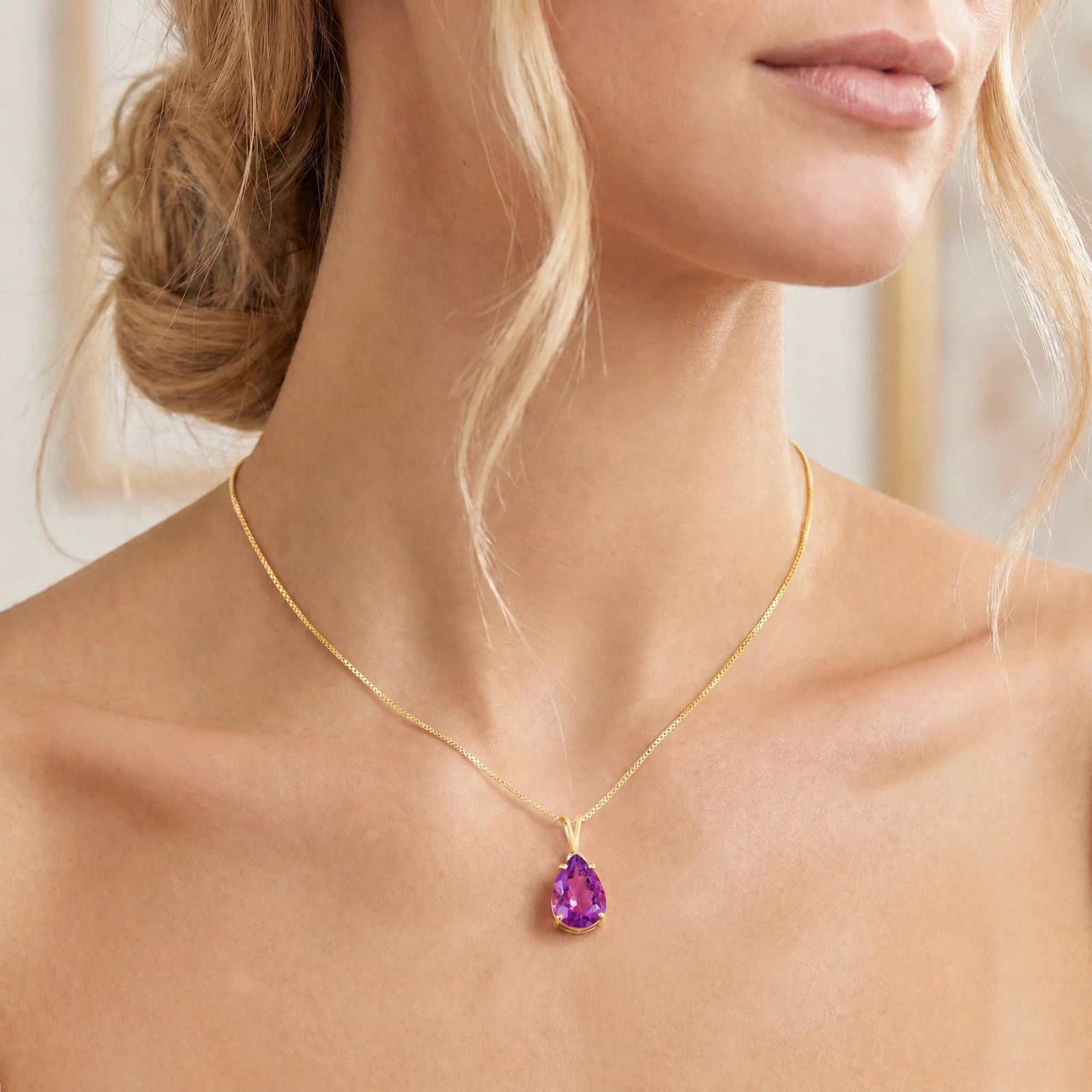 Yellow Gold Amethyst — Gentile