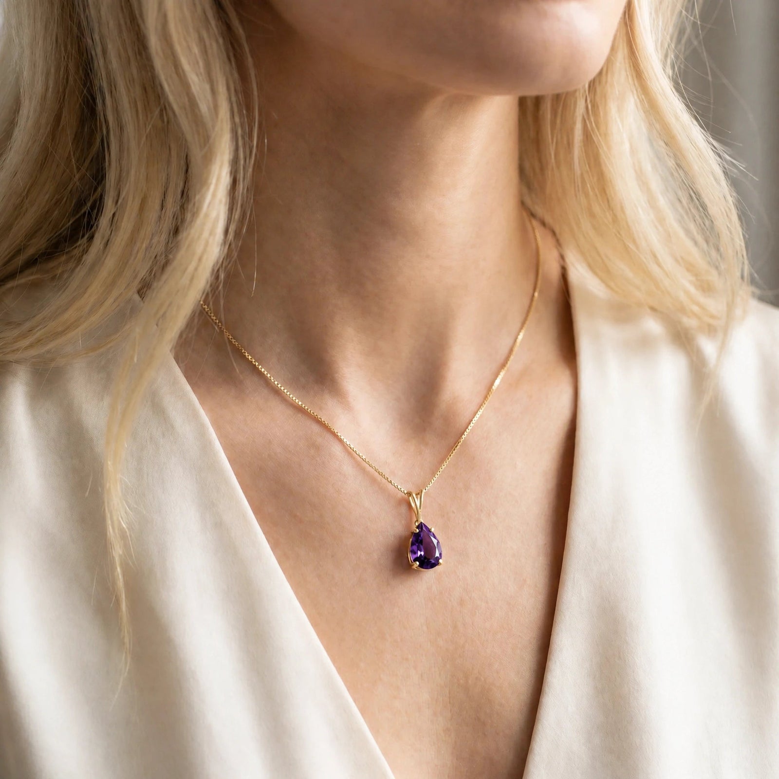 Yellow Gold Amethyst — Gentile