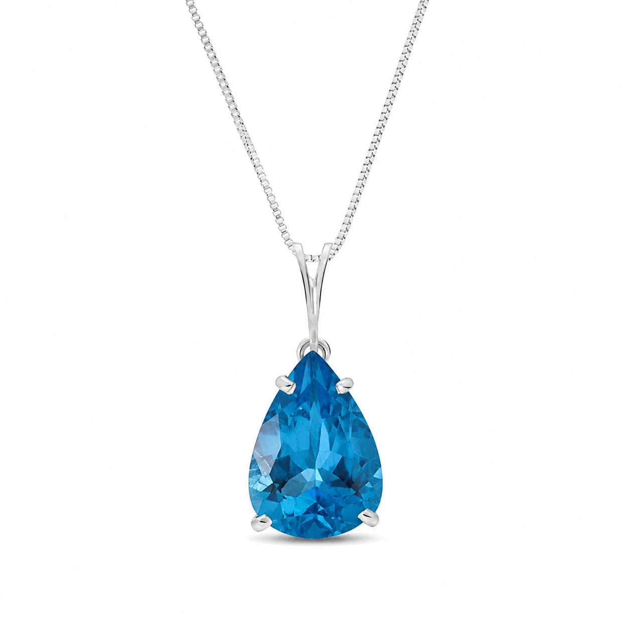 White Gold Blue Topaz — Gentile