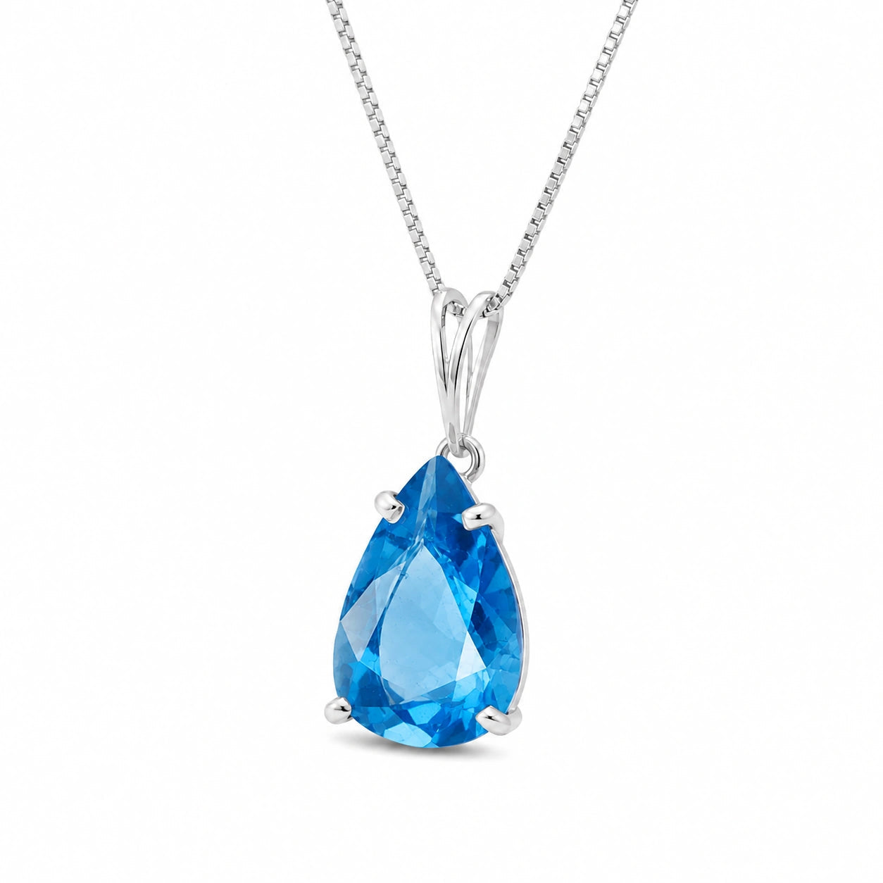 White Gold Blue Topaz — Gentile