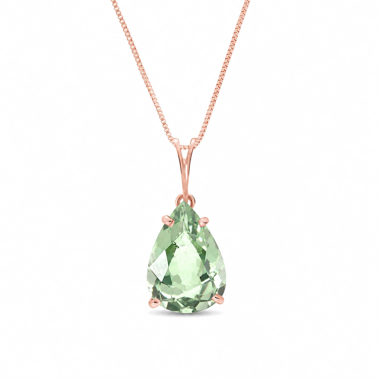 Rose Gold Green Amethyst — Gentile