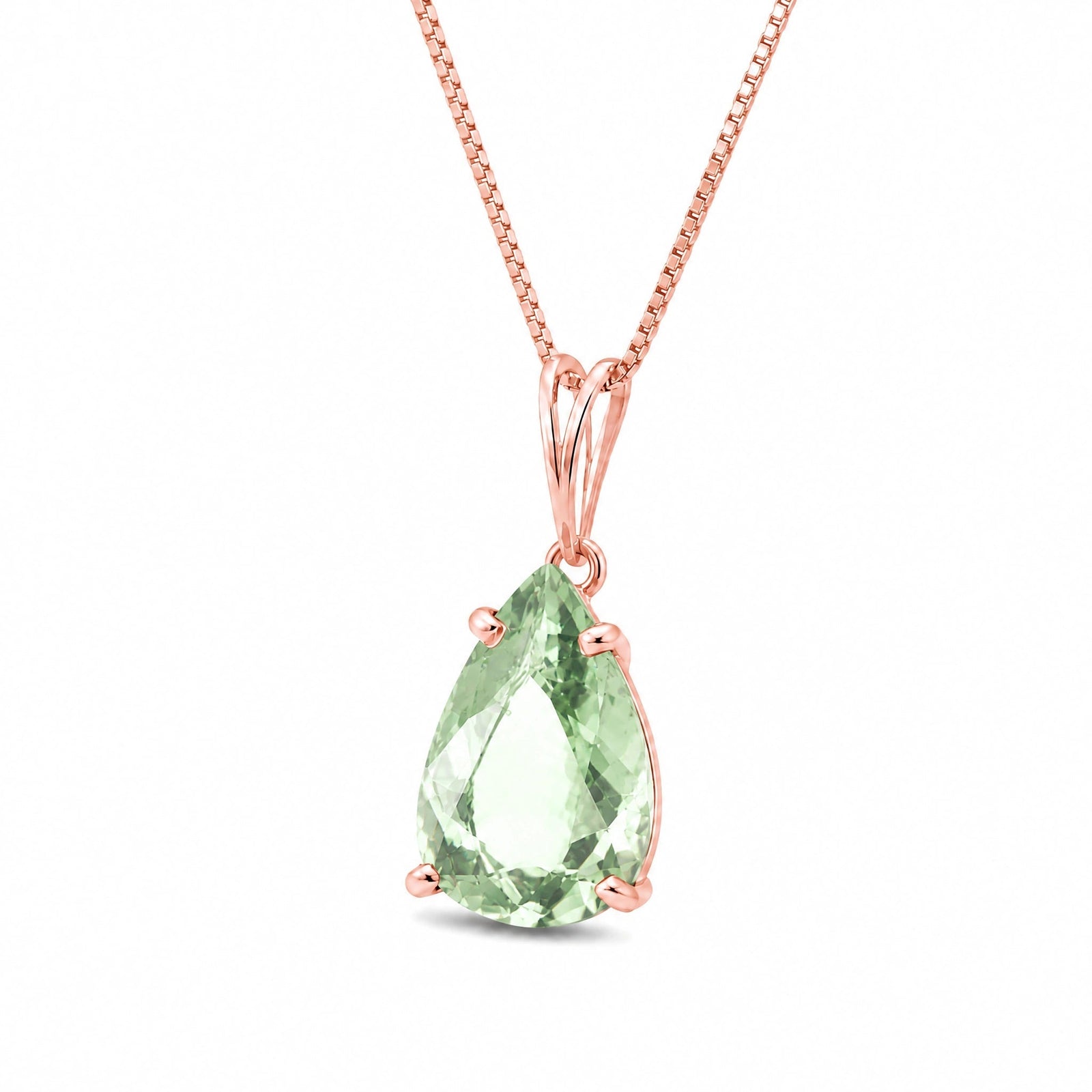 Rose Gold Green Amethyst — Gentile