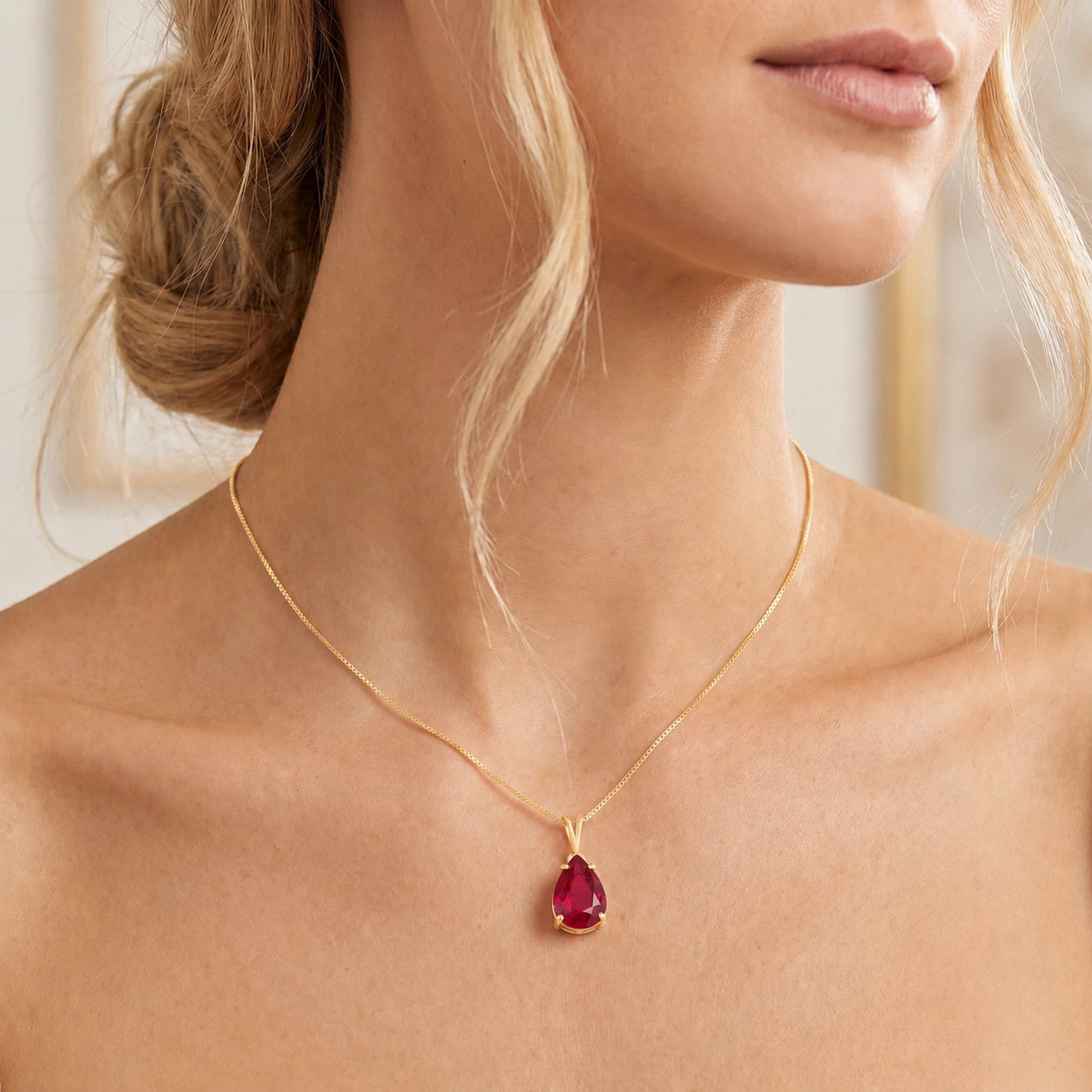 Yellow Gold Ruby — Gentile