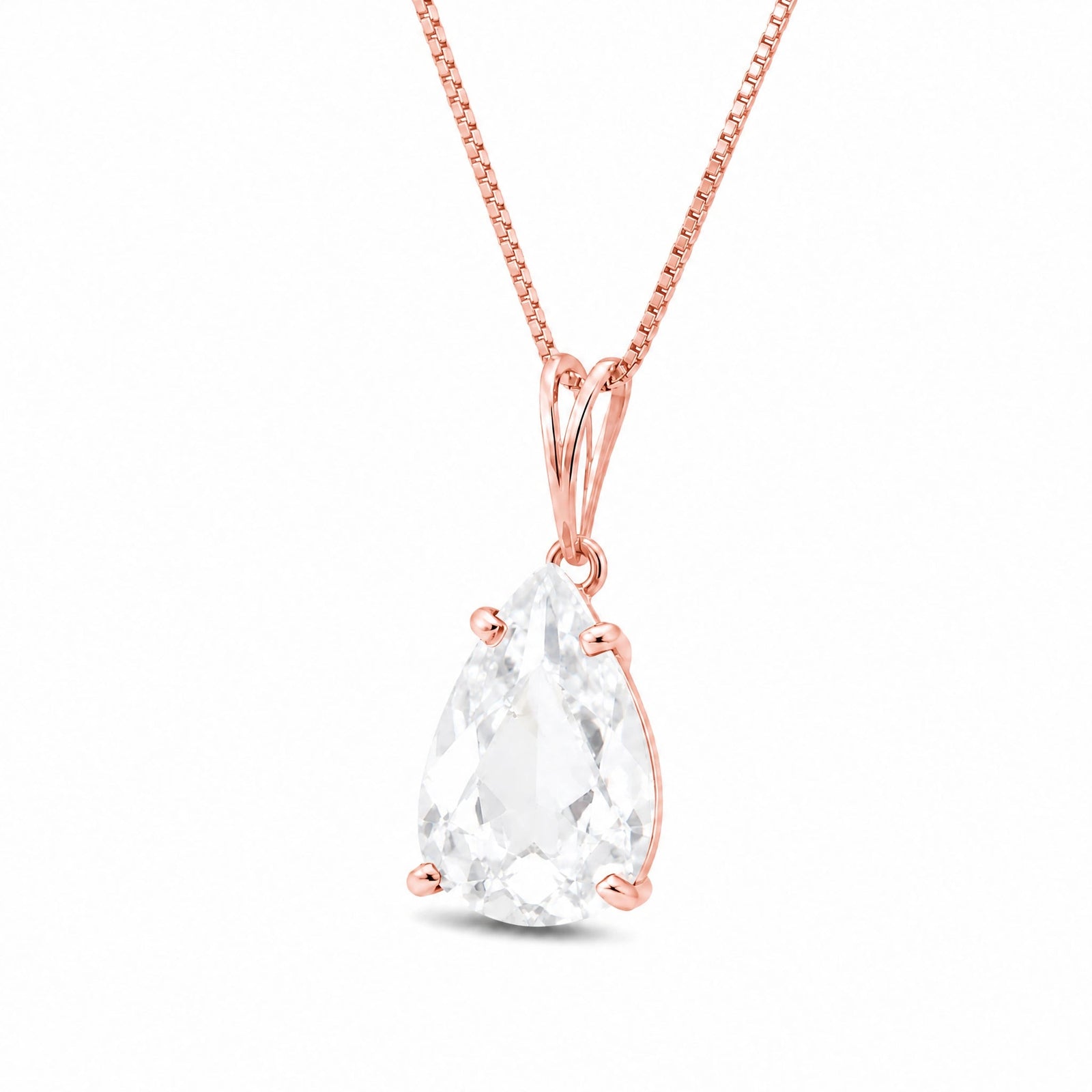 Rose Gold White Topaz — Gentile