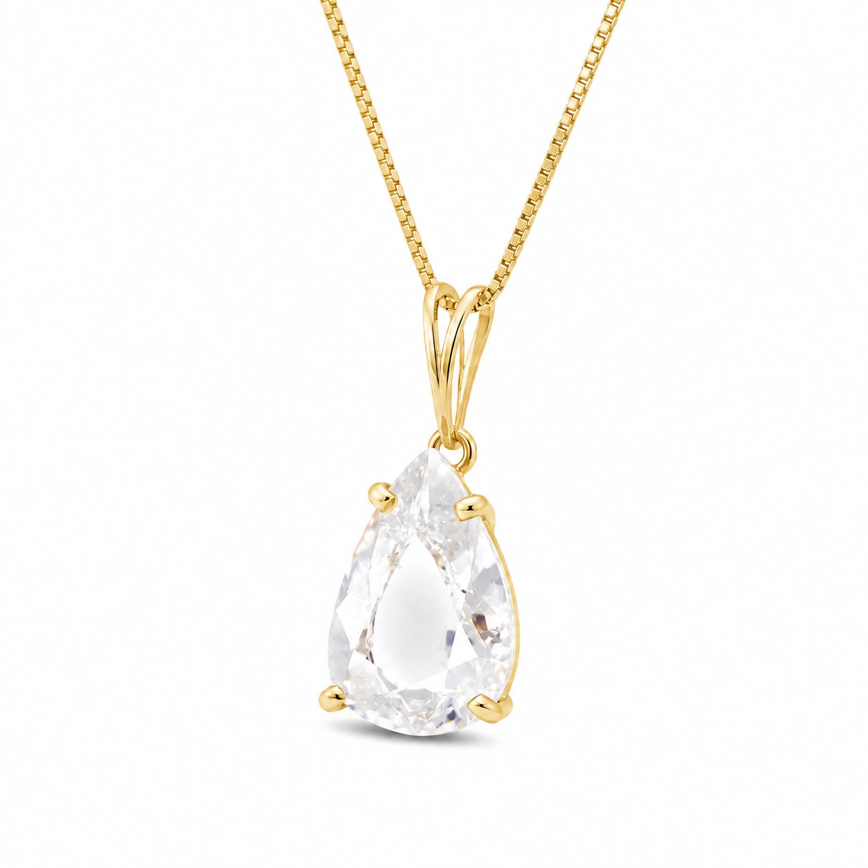 Yellow Gold White Topaz — Gentile