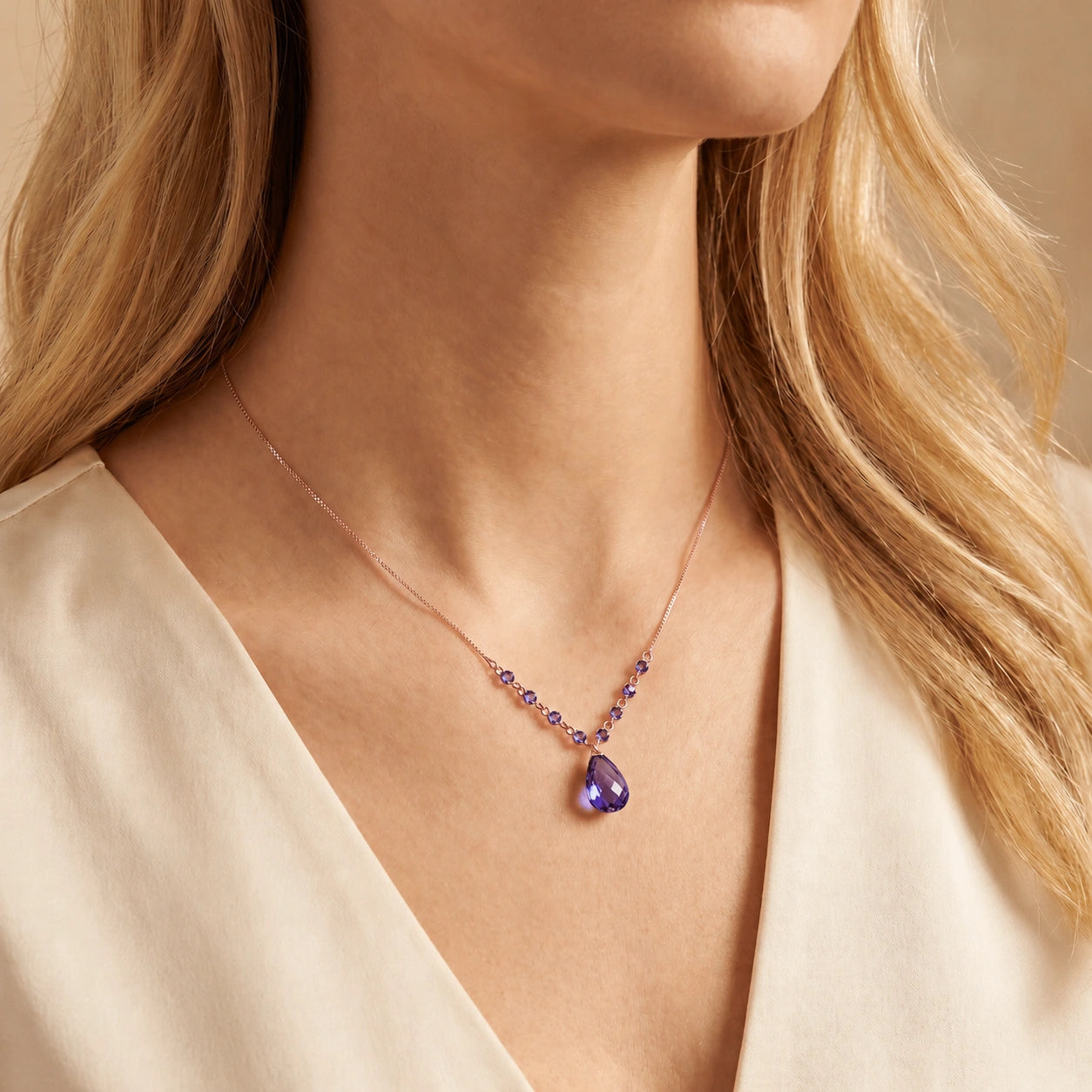 Rose Gold Amethyst — Geraldina