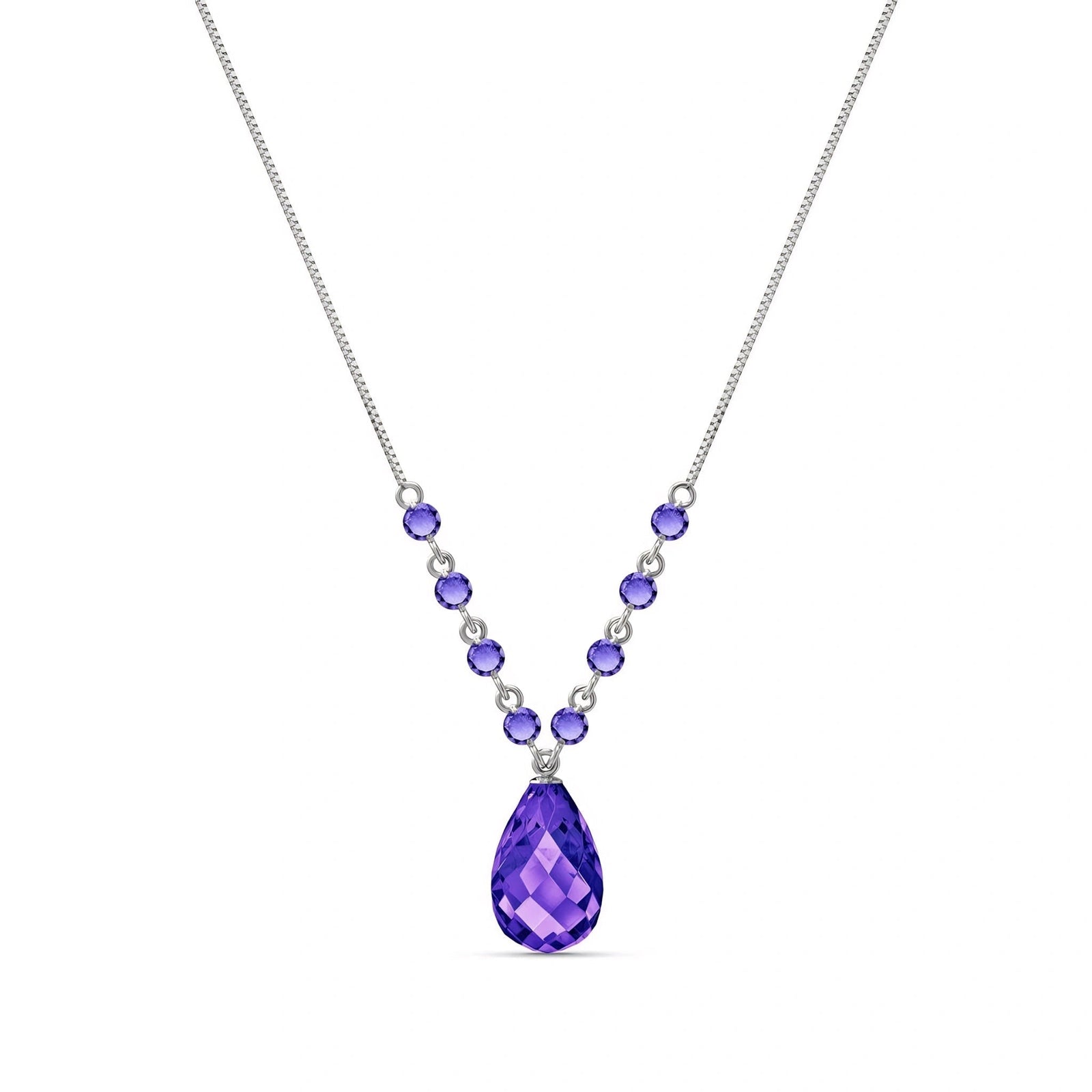 White Gold Amethyst — Geraldina