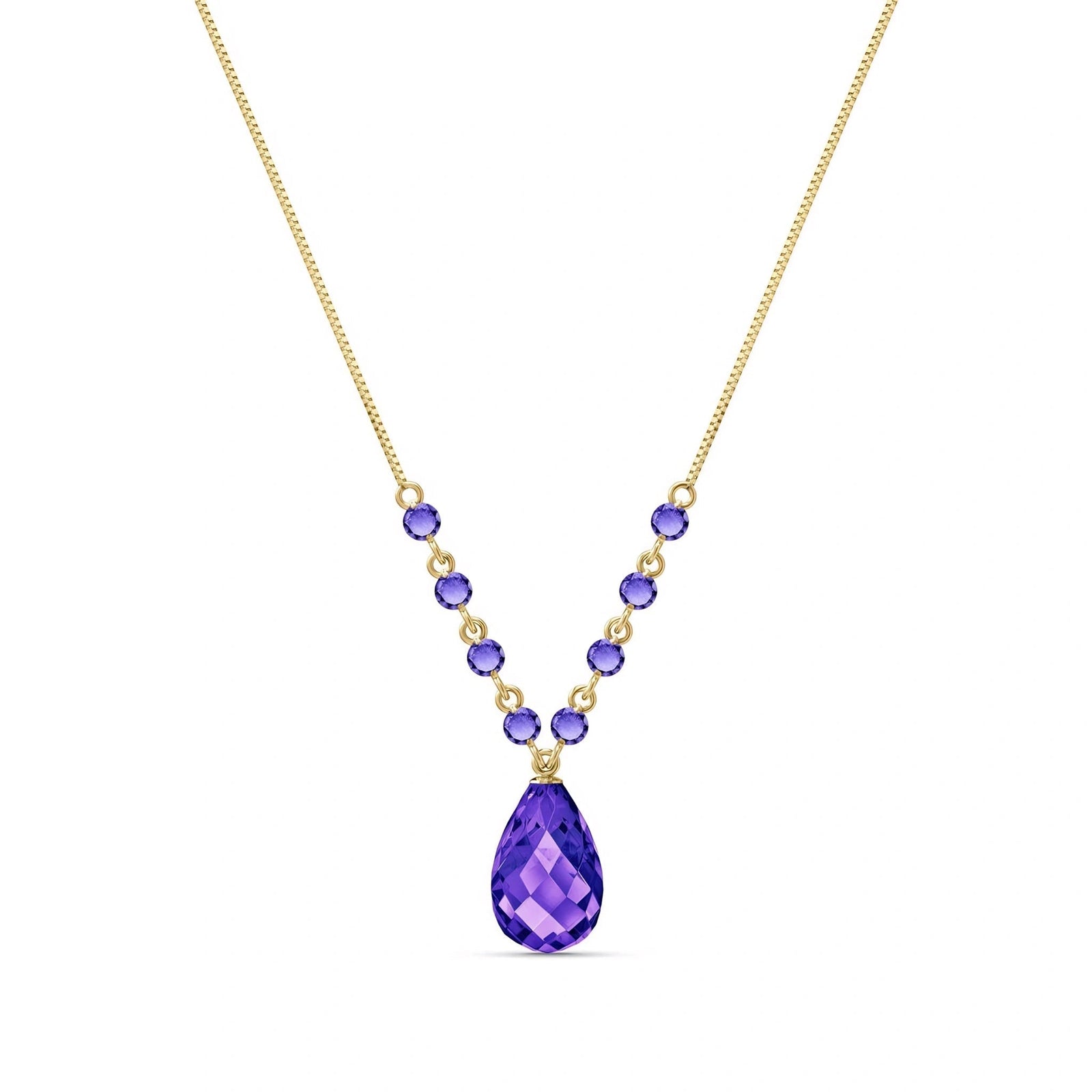 Yellow Gold Amethyst — Geraldina