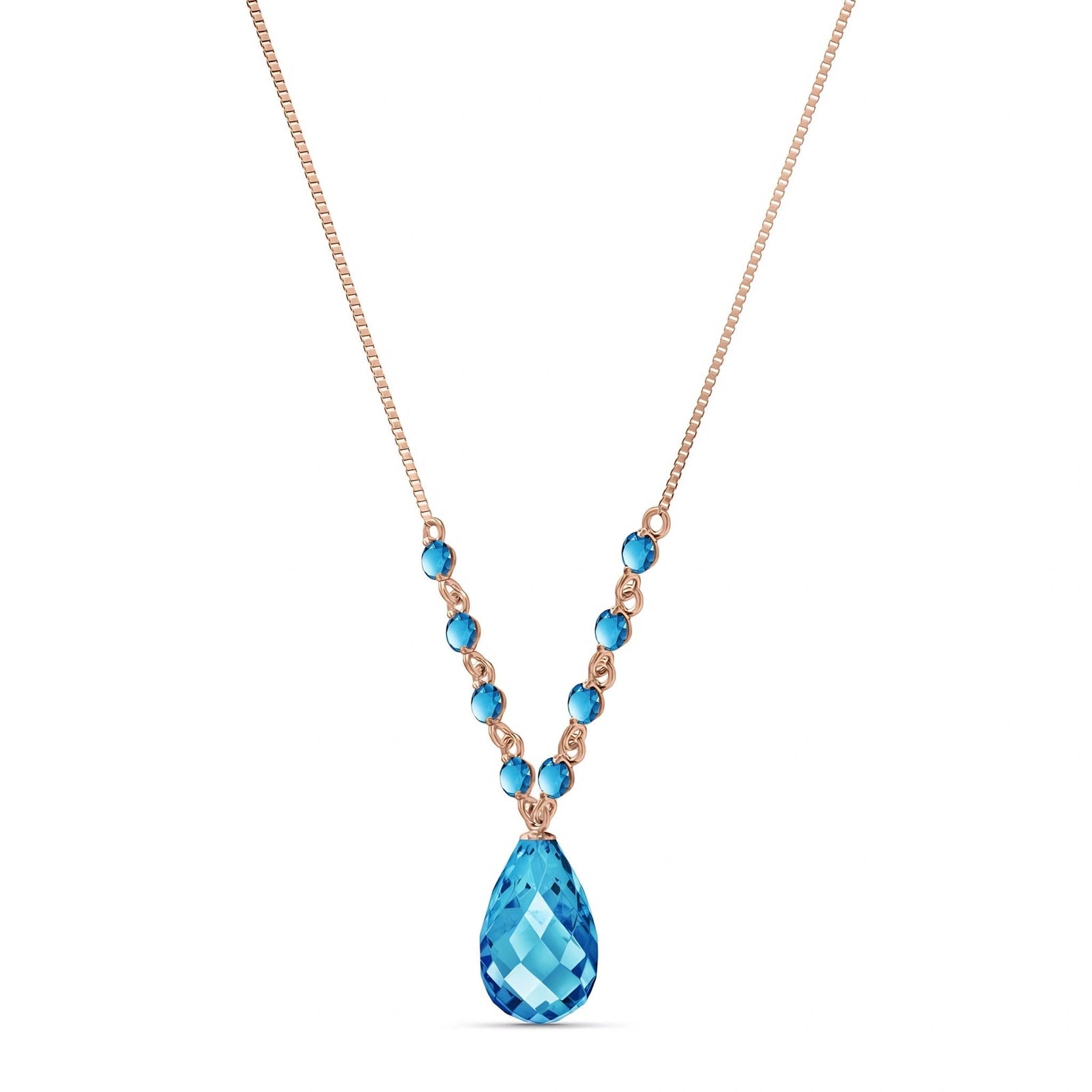 Rose Gold Blue Topaz — Geraldina