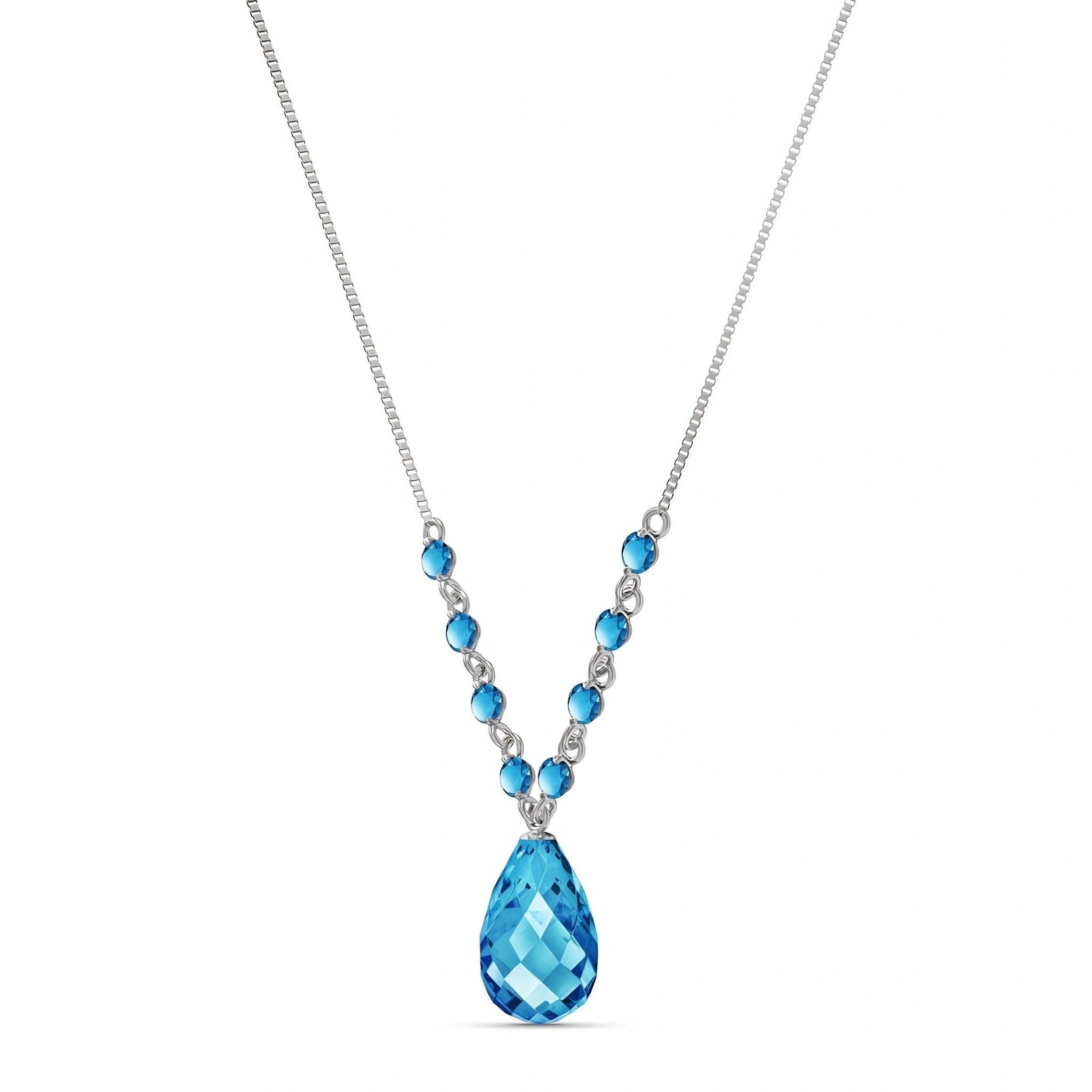 White Gold Blue Topaz — Geraldina