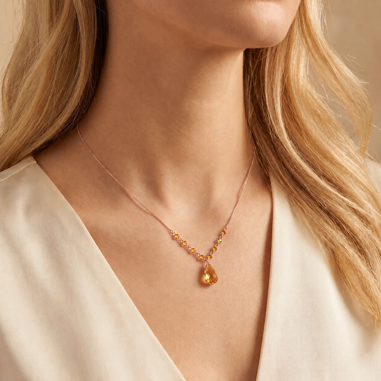 Rose Gold Citrine — Geraldina