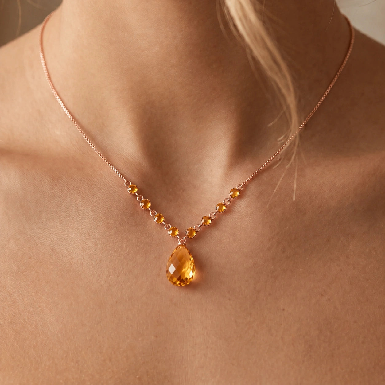 Rose Gold Citrine — Geraldina