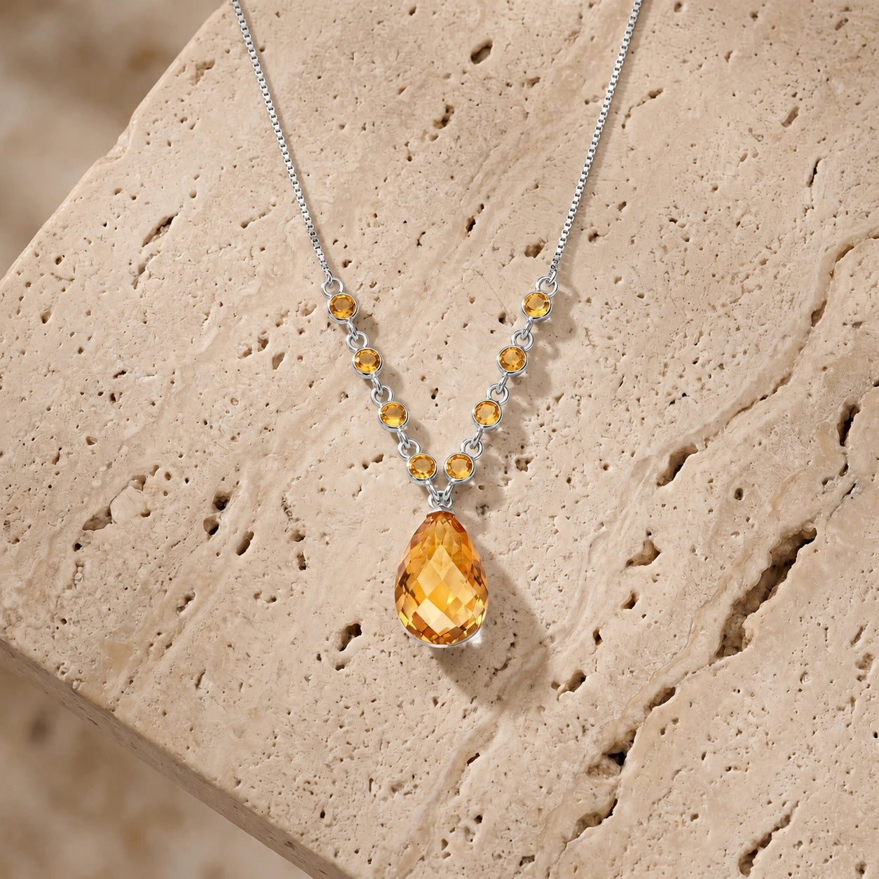 White Gold Citrine — Geraldina