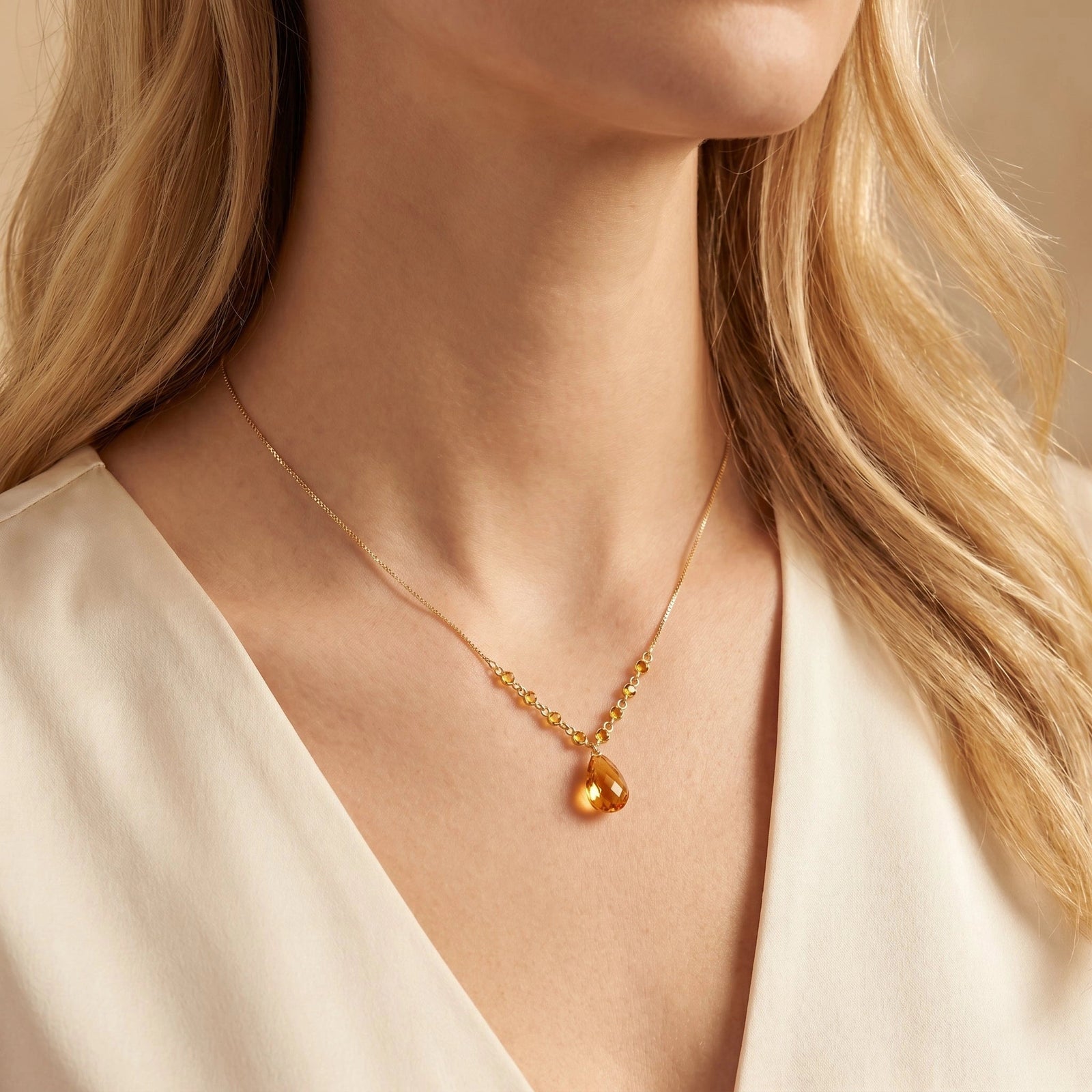 Yellow Gold Citrine — Geraldina