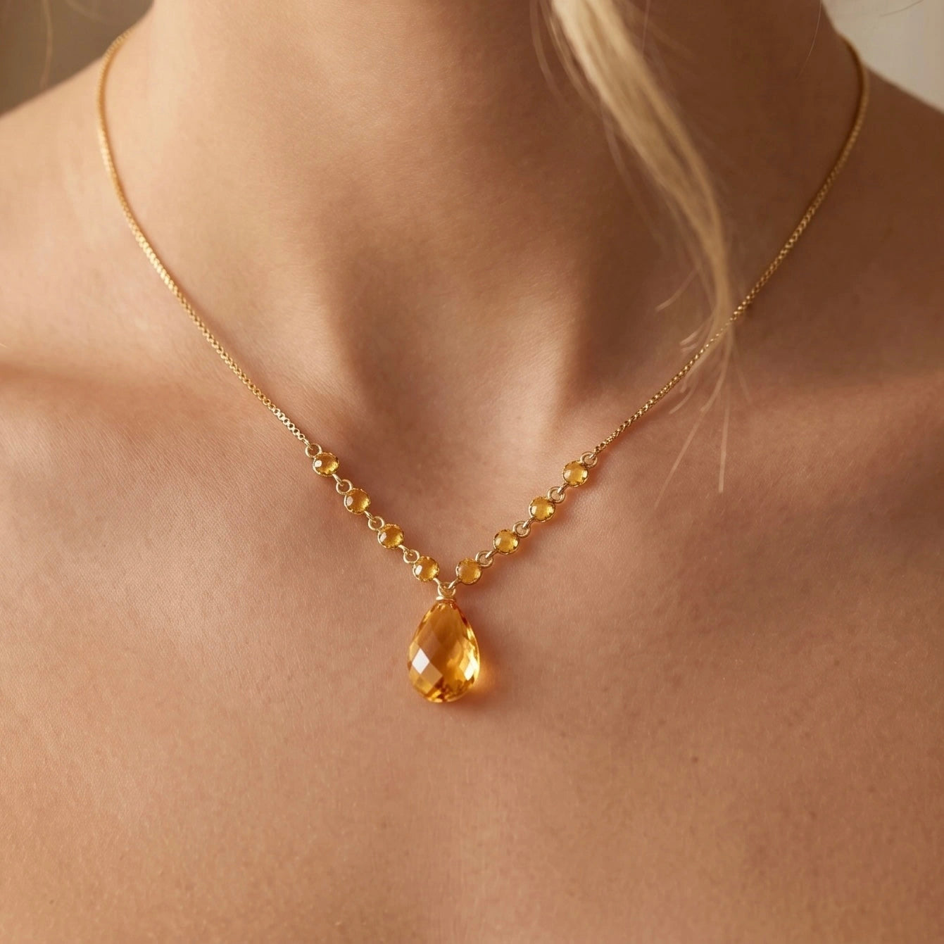 Yellow Gold Citrine — Geraldina