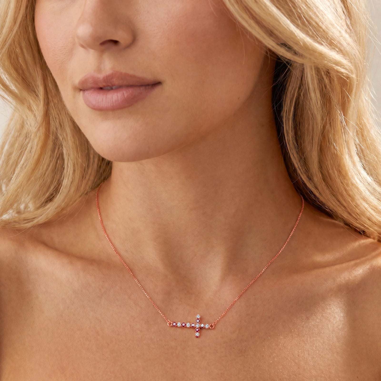 Rose Gold Ruby & Diamond — Gigliola