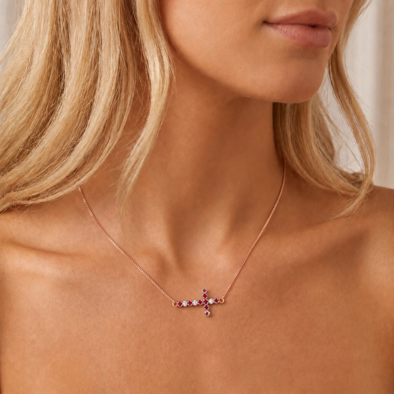 Rose Gold Ruby & Diamond — Gigliola