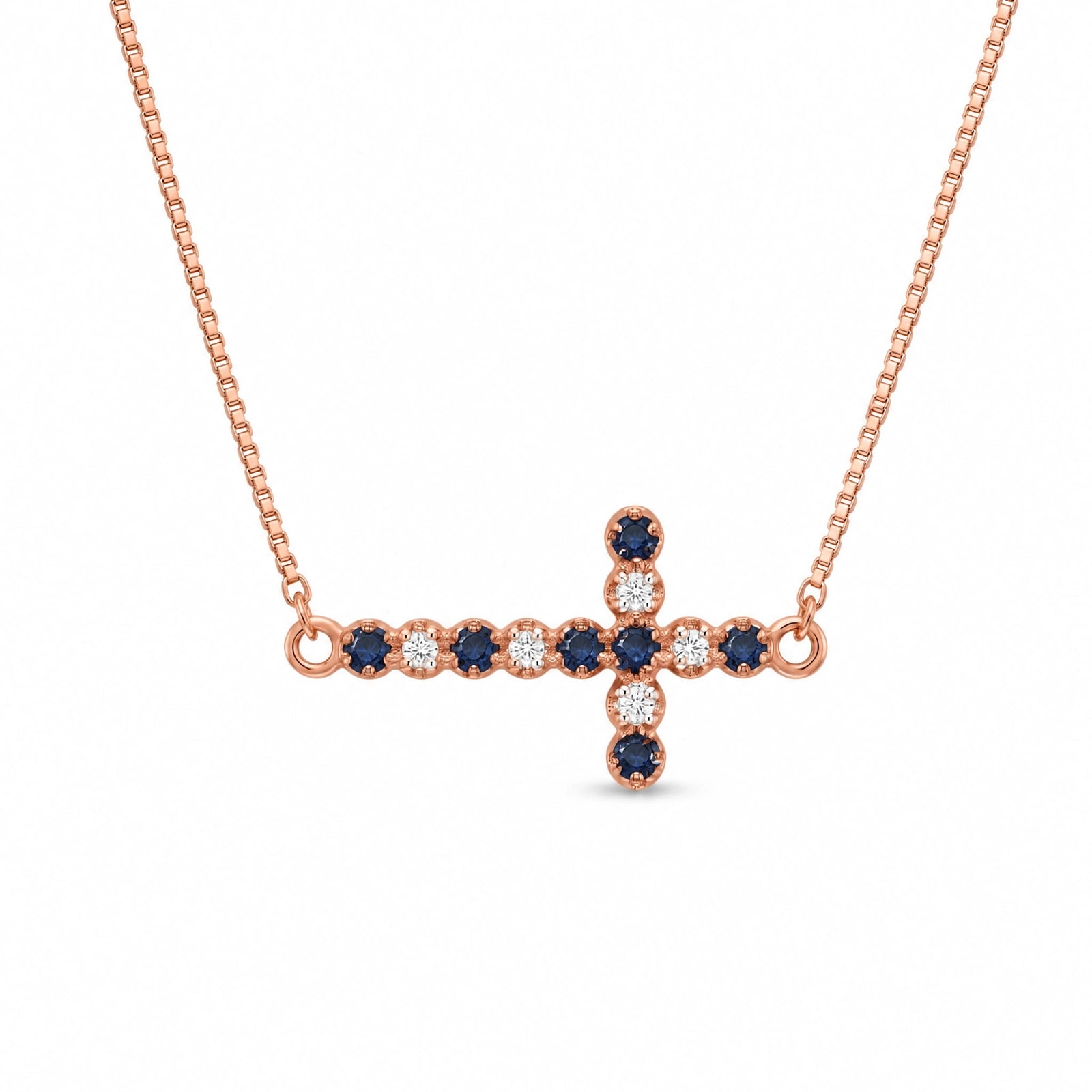 Rose Gold Sapphire & Diamond — Gigliola