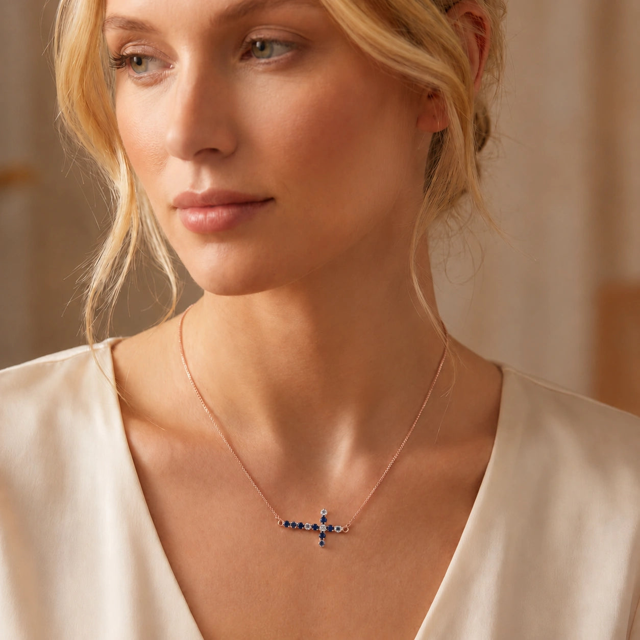 Rose Gold Sapphire & Diamond — Gigliola