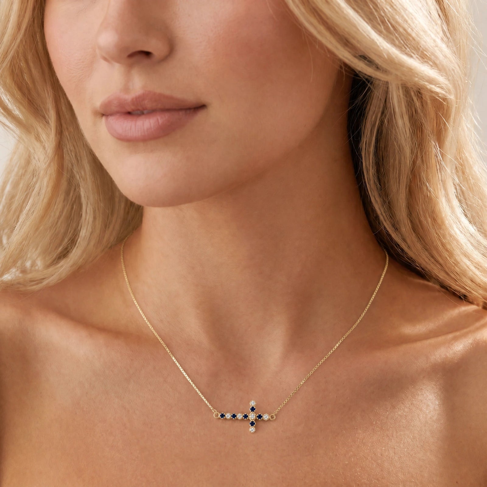 Yellow Gold Sapphire & Diamond — Gigliola
