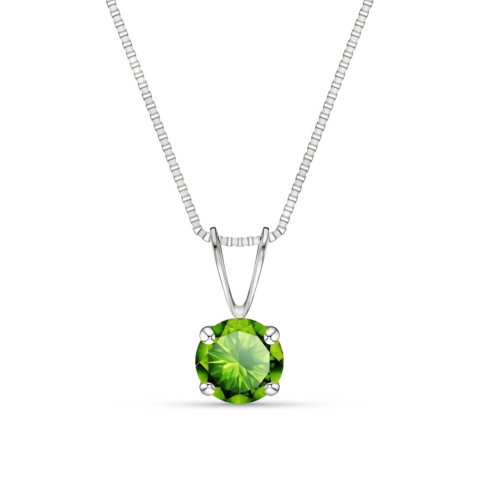 White Gold Necklace Diamond 10K — Lia