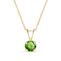 Yellow Gold Necklace Diamond 10K — Lia
