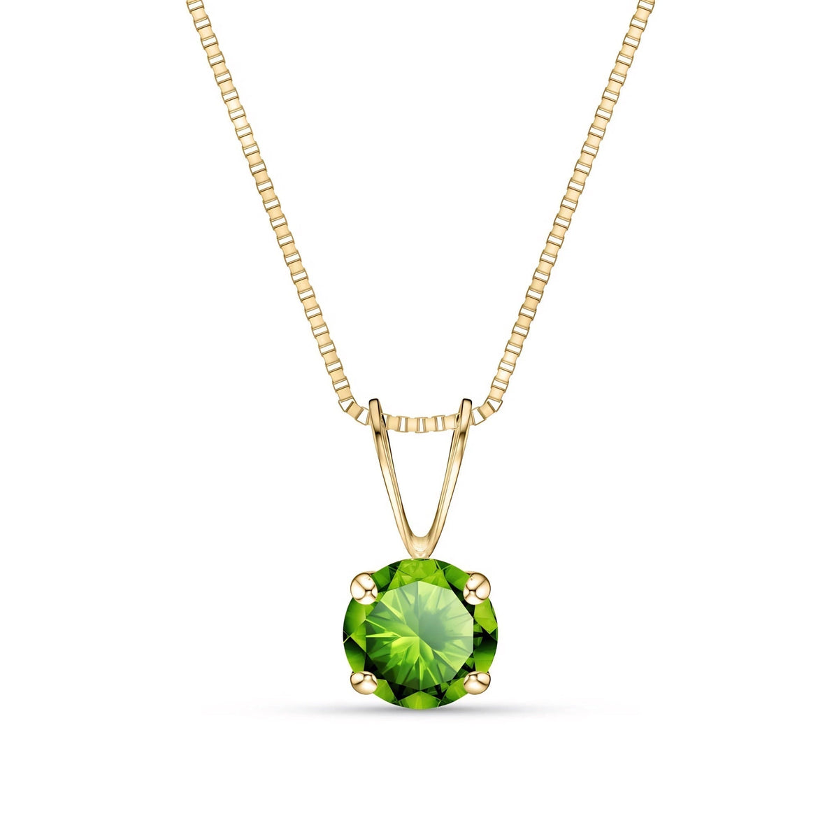 Yellow Gold Necklace Diamond 10K — Lia