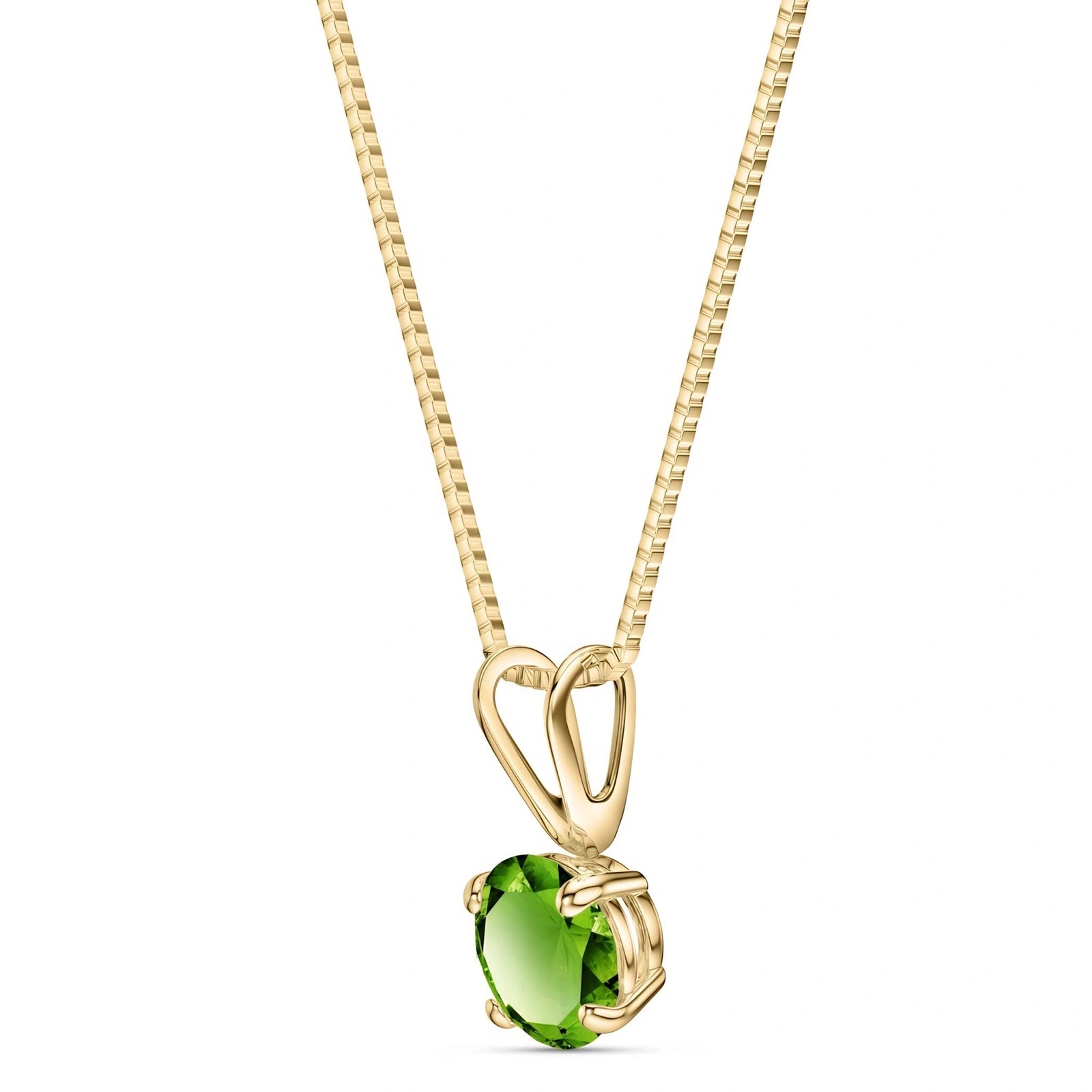 Yellow Gold Necklace Diamond 10K — Lia