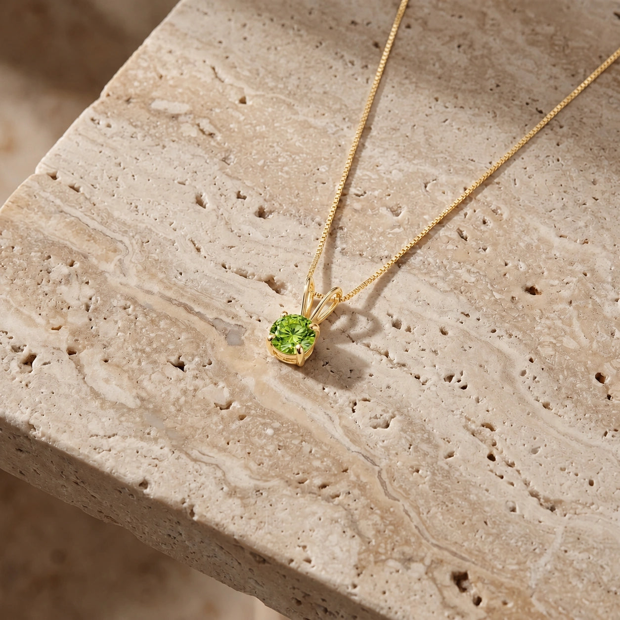 Yellow Gold Necklace Diamond 10K — Lia