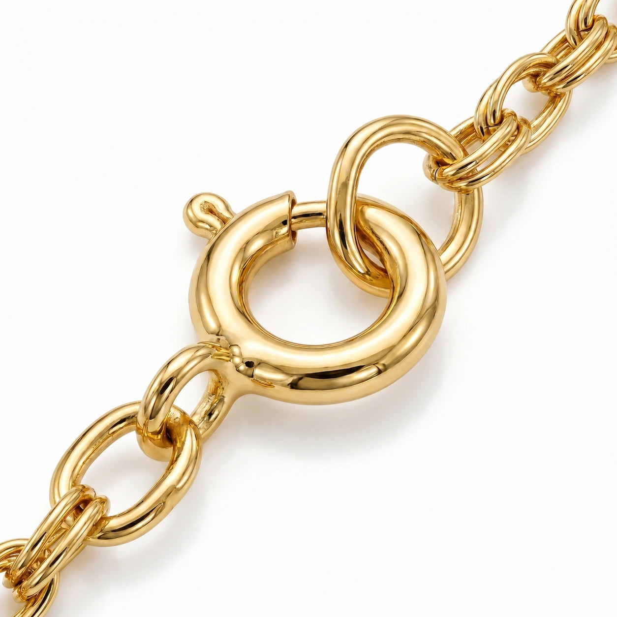 Yellow Gold Eternal Necklace Amethyst 10K — Gioconda