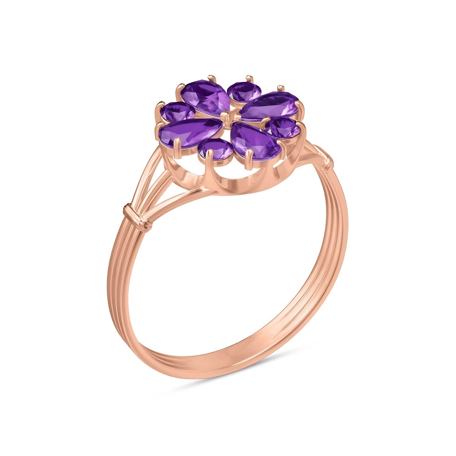 Rose Gold Amethyst — Gloria