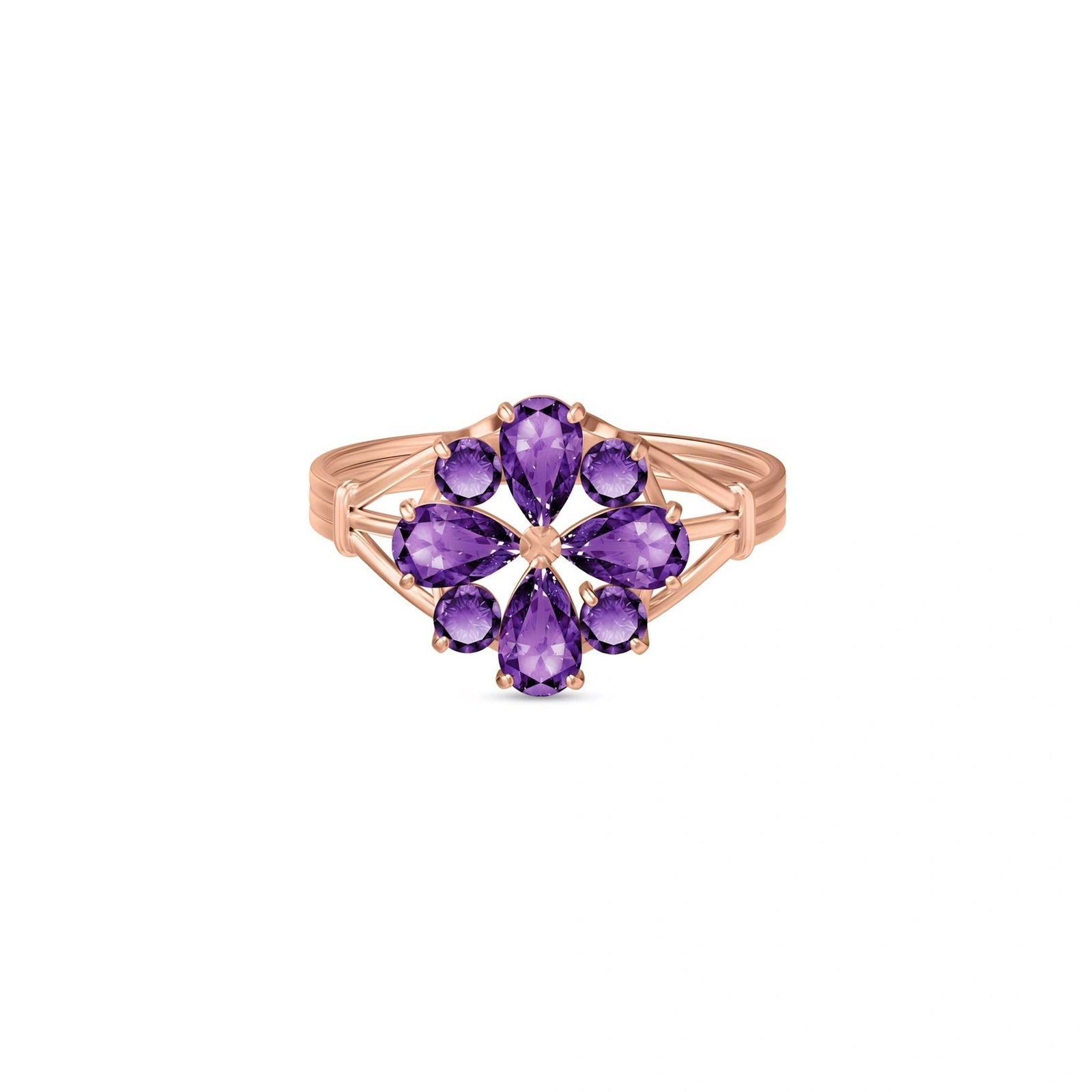 Rose Gold Amethyst — Gloria