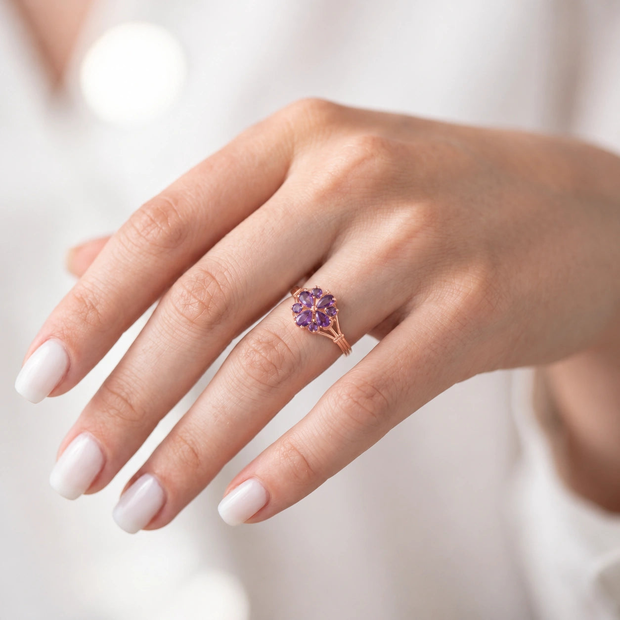 Rose Gold Amethyst — Gloria