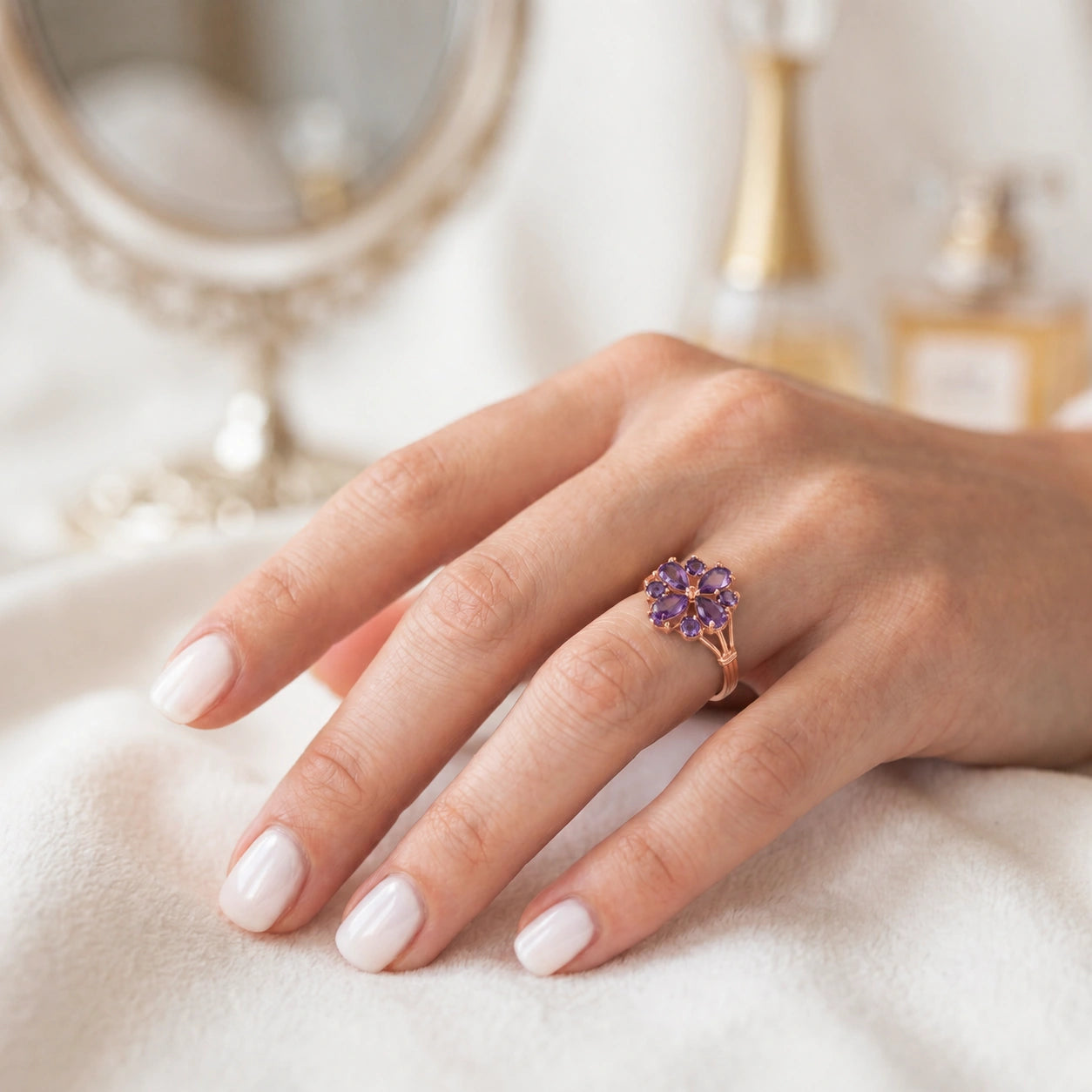 Rose Gold Amethyst — Gloria