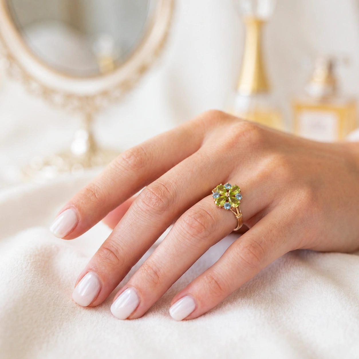 Yellow Gold Amethyst — Gloria