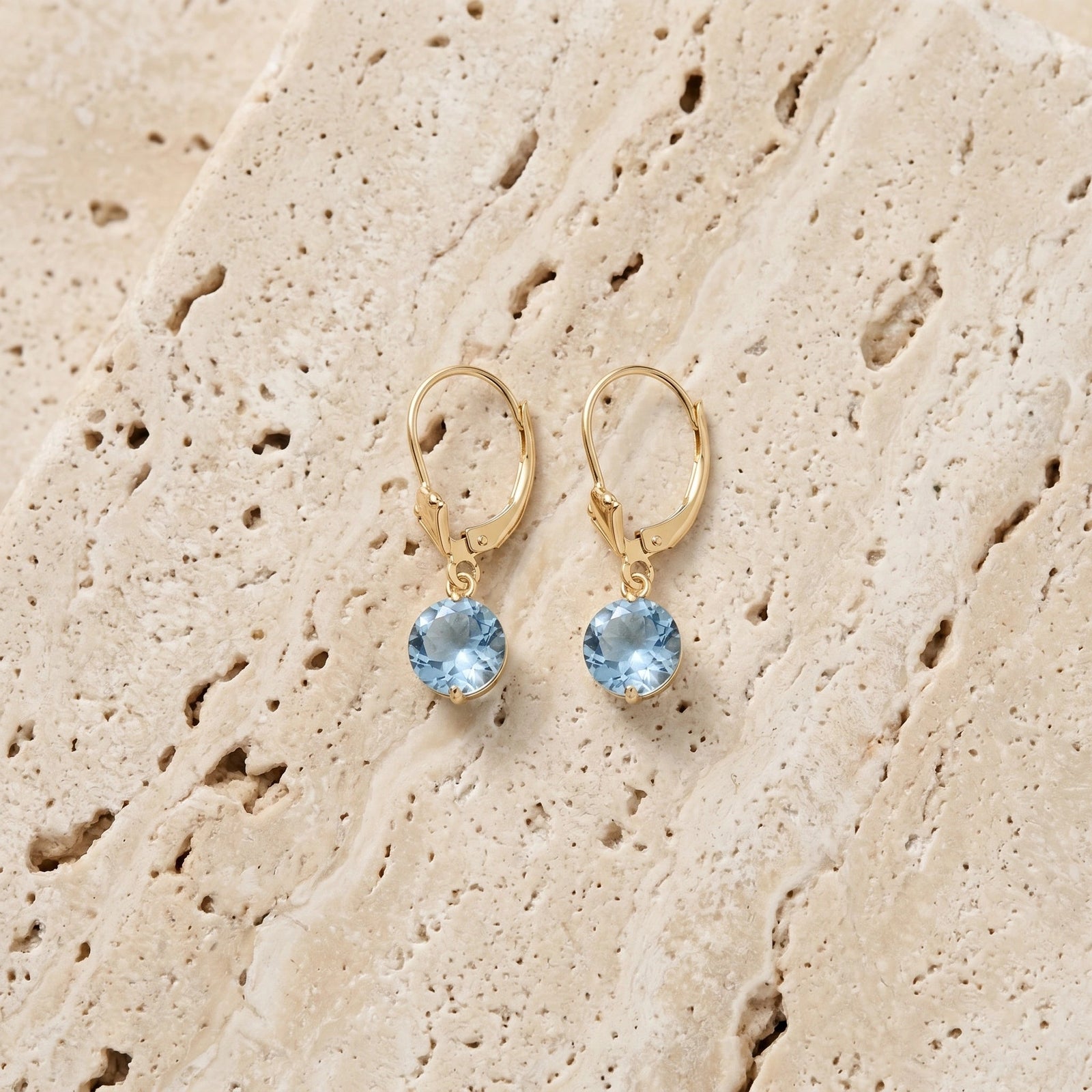 Yellow Gold Aquamarine — Mariabrunella