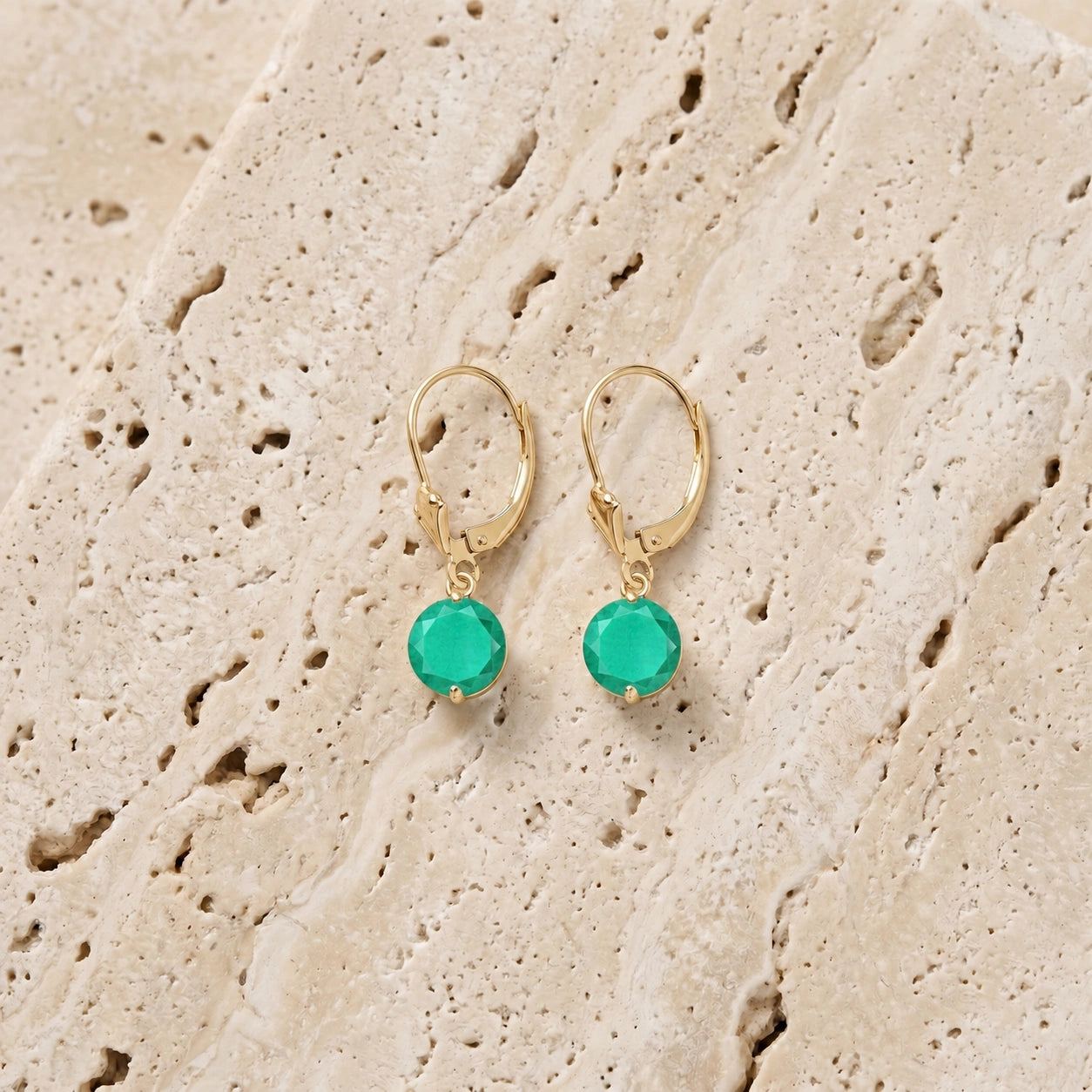 Yellow Gold Emerald — Mariabrunella