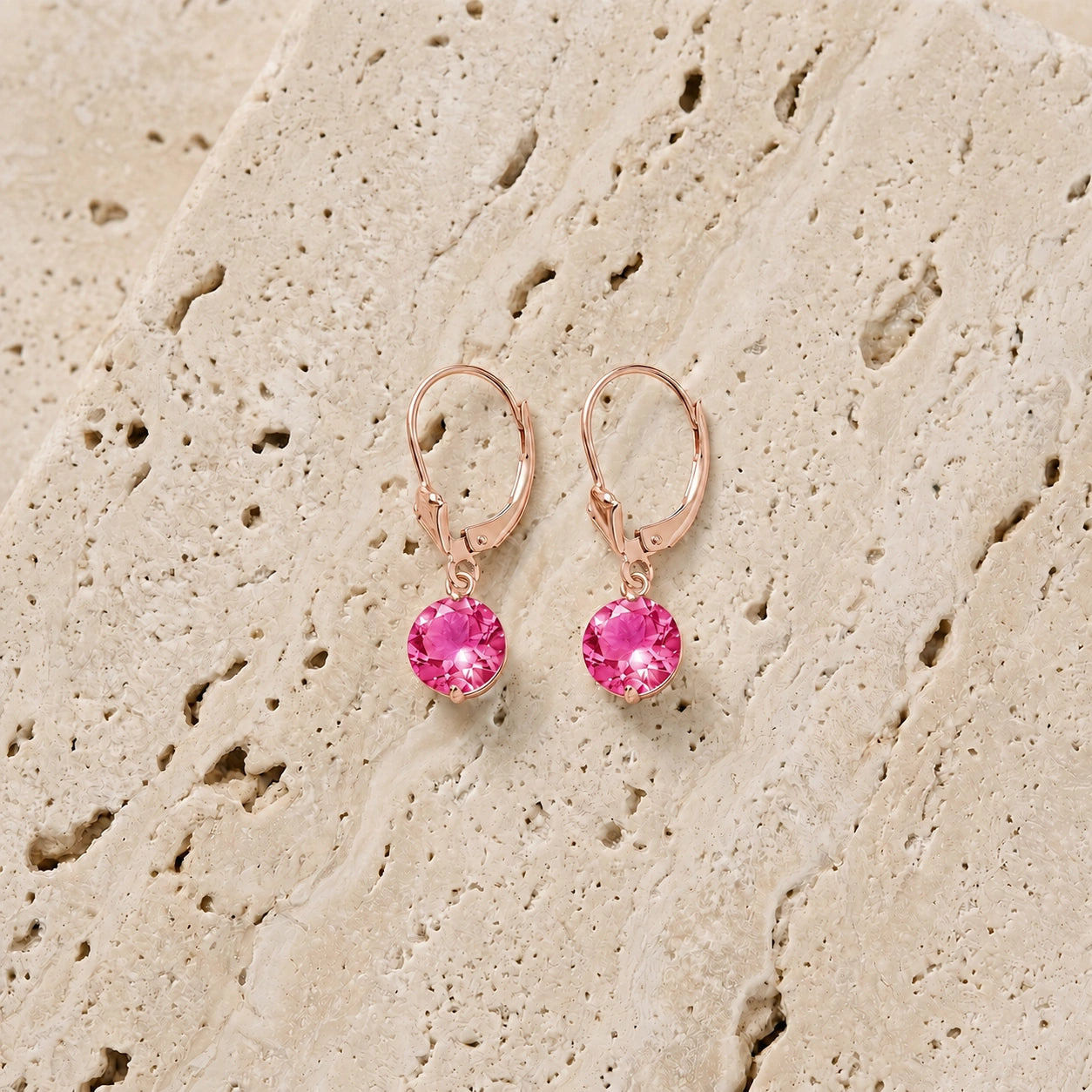 Rose Gold Pink Topaz — Mariabrunella
